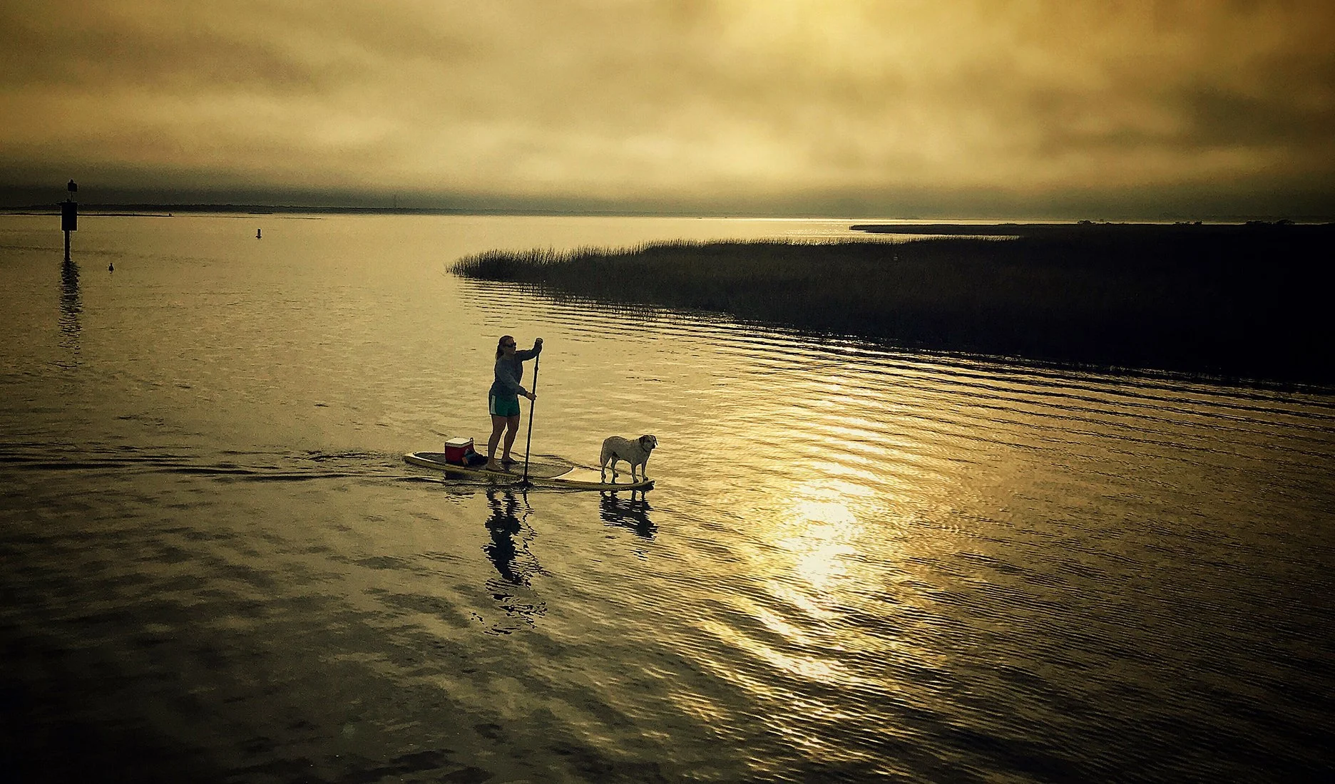 Sunset on Shem Creek