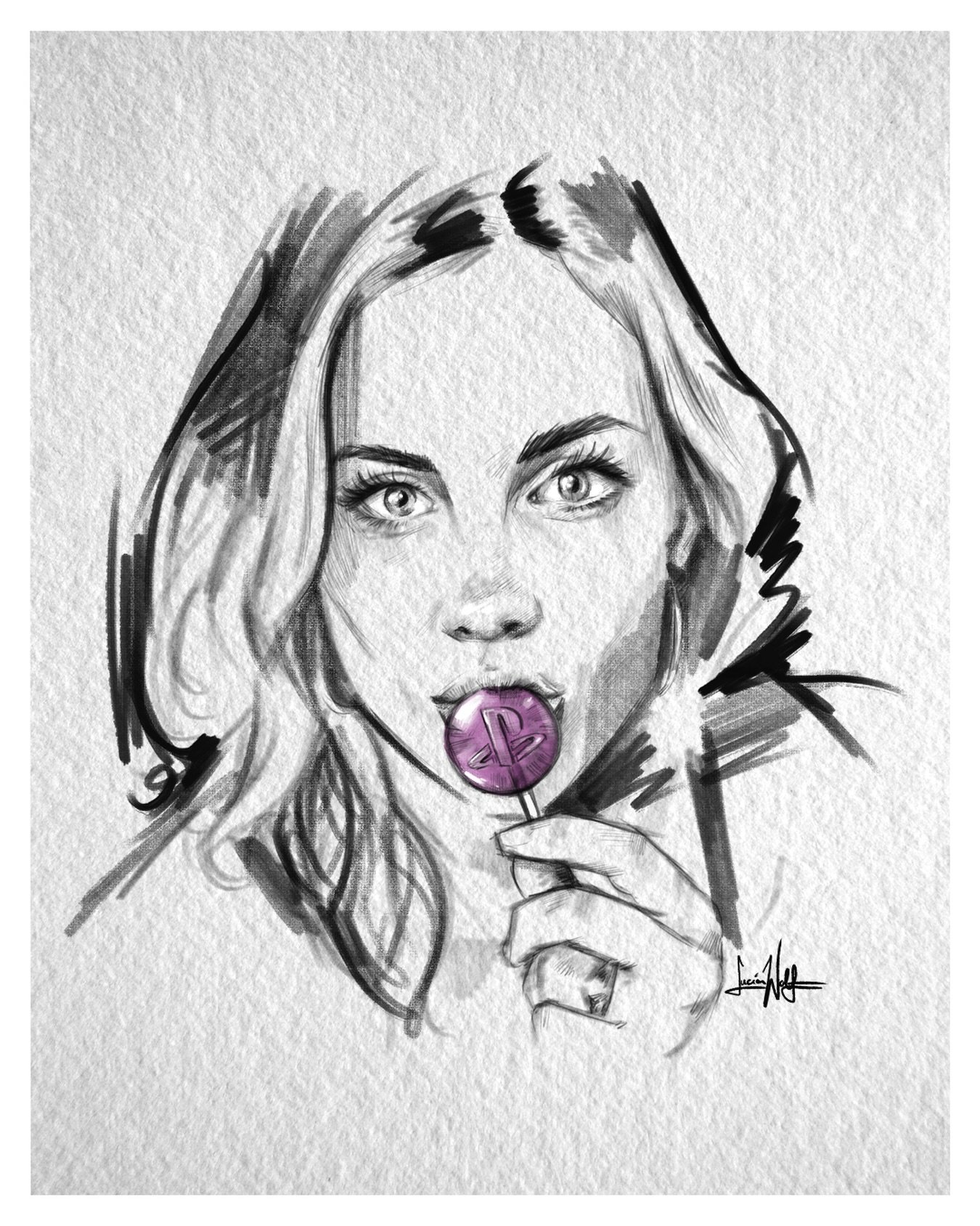 Gamers don&rsquo;t rage quit, they respawn with better snacks 😎🎮🍭

A sketch of a modern gamer muse
@yve.gaming 🖤 

#sketchportrait #readyplayerone #videogamers #sonyplaystation #lucianwolfartist