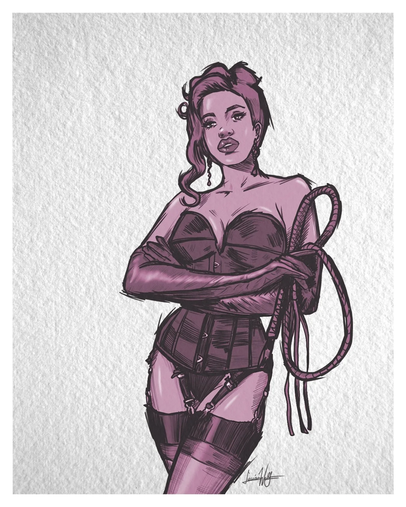 By Monday she&rsquo;s beige, by Tuesday vanilla,
soft-spoken days that politely fill her.
Coffee, routine, a careful smile,
fire kept quiet, just for a while.

But Friday wakes with a velvet sigh,
the clock strikes dusk, and she learns to fly.
Nylons