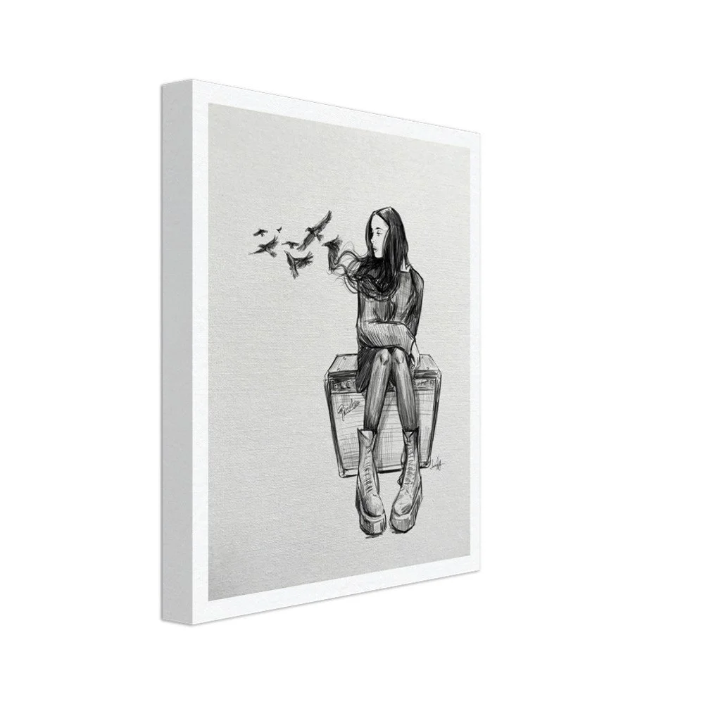 "Krysten" - Canvas Prints