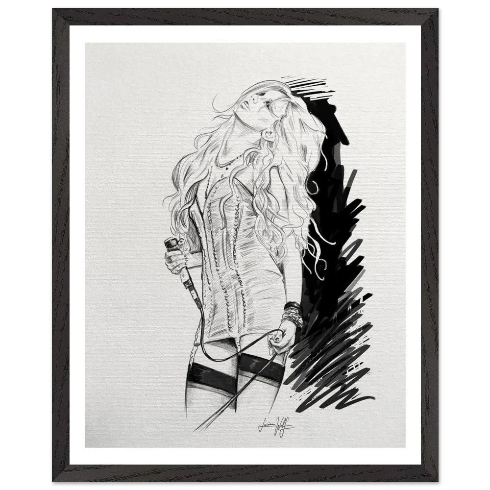 "The Pretty Reckless" - Premium Wooden Framed Matte Prints