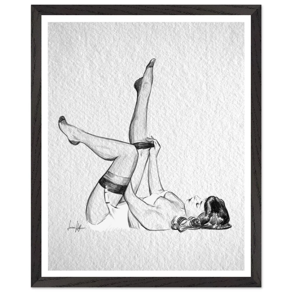 "Betty" - Premium Wooden Framed Matte Prints
