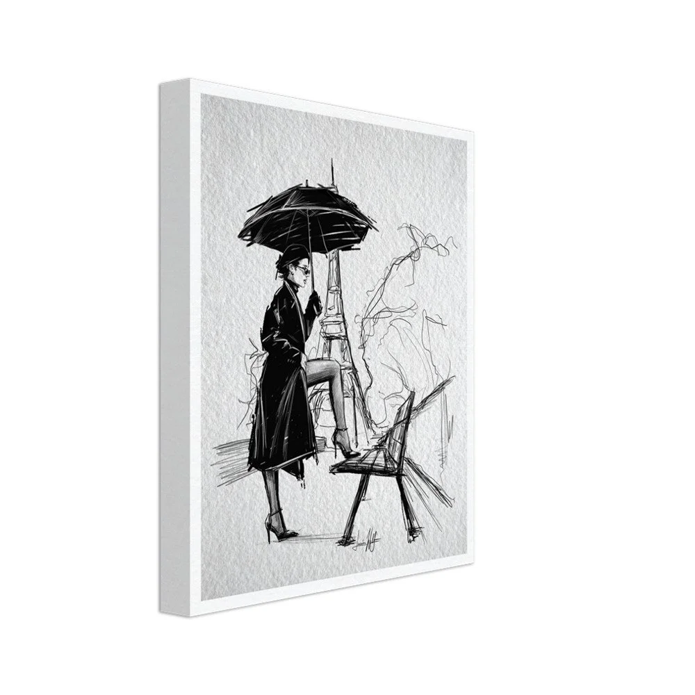 "Paris In The Rain" - Canvas Prints