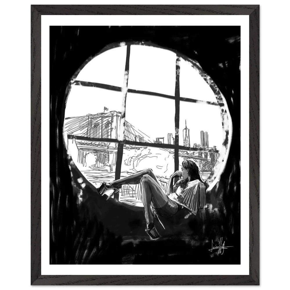 "NYC Dreaming" - Premium Wooden Framed Matte Prints