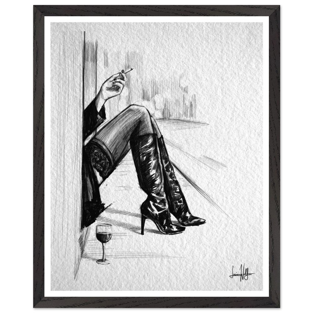 "Roma Nights" - Premium Wooden Framed Matte Prints