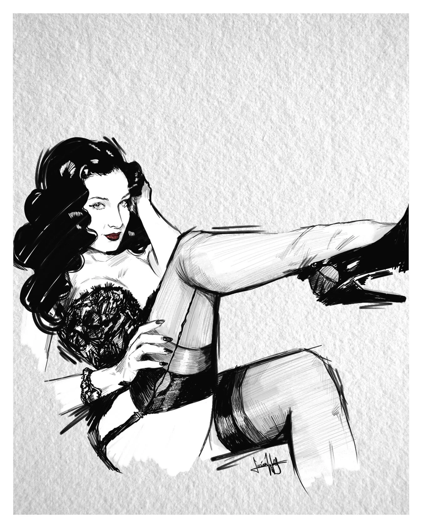 April 6th, 2025, I started this page to share my art and celebrate fellow creatives: performers, actors, singers, musicians, and anyone with a free spirit and open mind. 

I made a quiet wager with myself: Sketch one portrait a day&hellip; if not fin