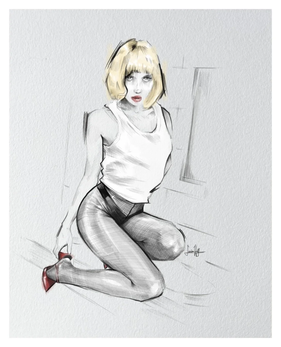 There are flames that need not last,
nor every spark become a fire.
Some moments live for just a breath,
and leave behind such sweet desire.

- LW 

Portrait Art Featuring: @goldieboutilier 🖤

PS. This track has brilliant hook! It&rsquo;s one of my 