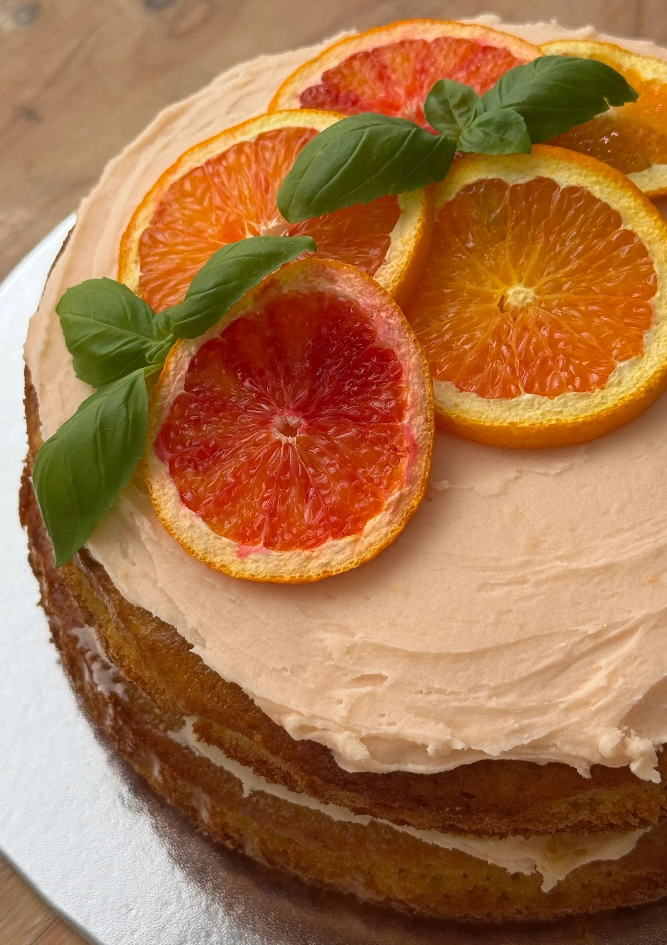 Healthy orange cake