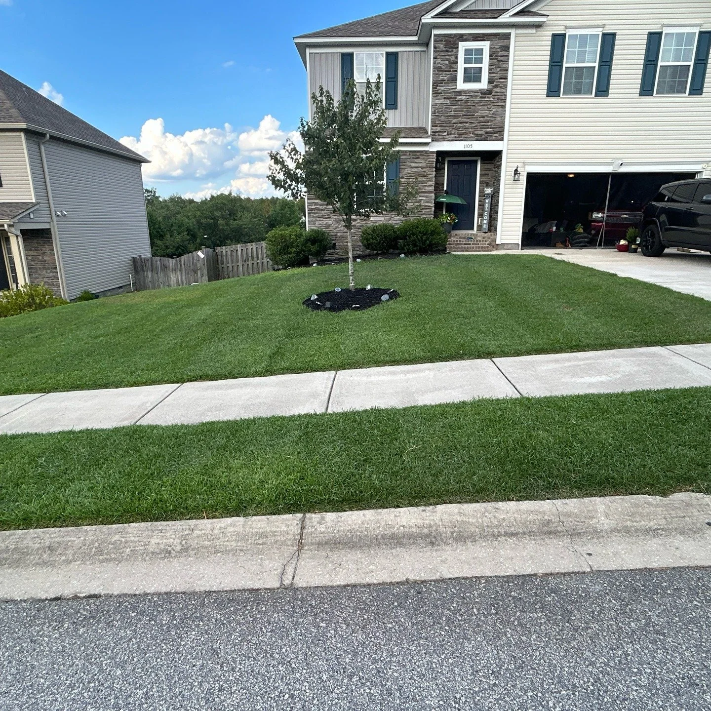 Summer Time Fine! One of our customers who's yard we took over and maintained. &quot;Back 2 Life&quot;