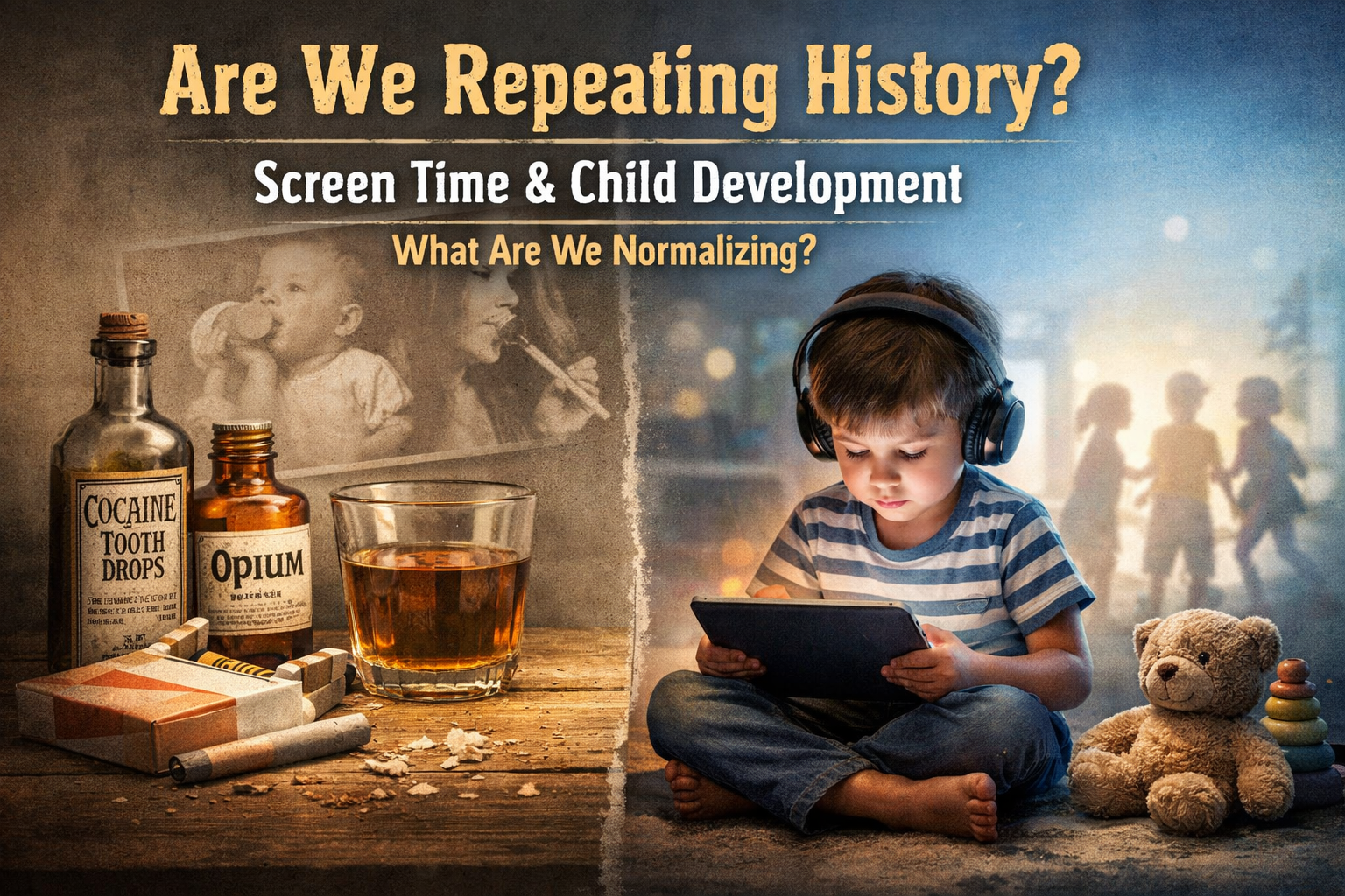 Are We Repeating History? Screen Time and Child Development