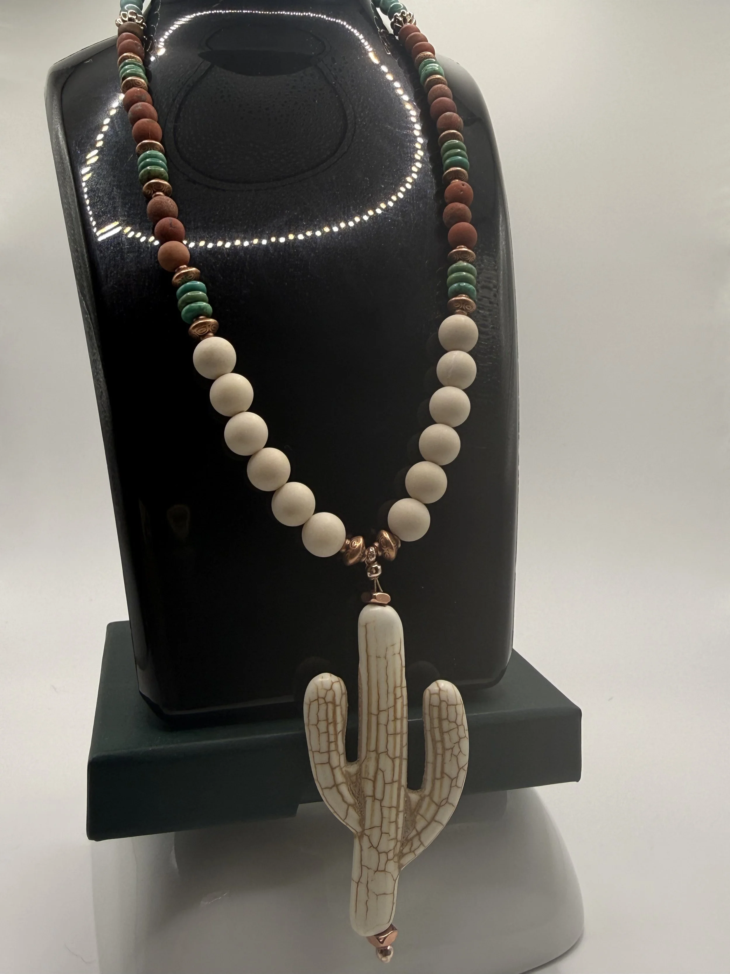 Handcrafted Saguaro Pendant Necklace