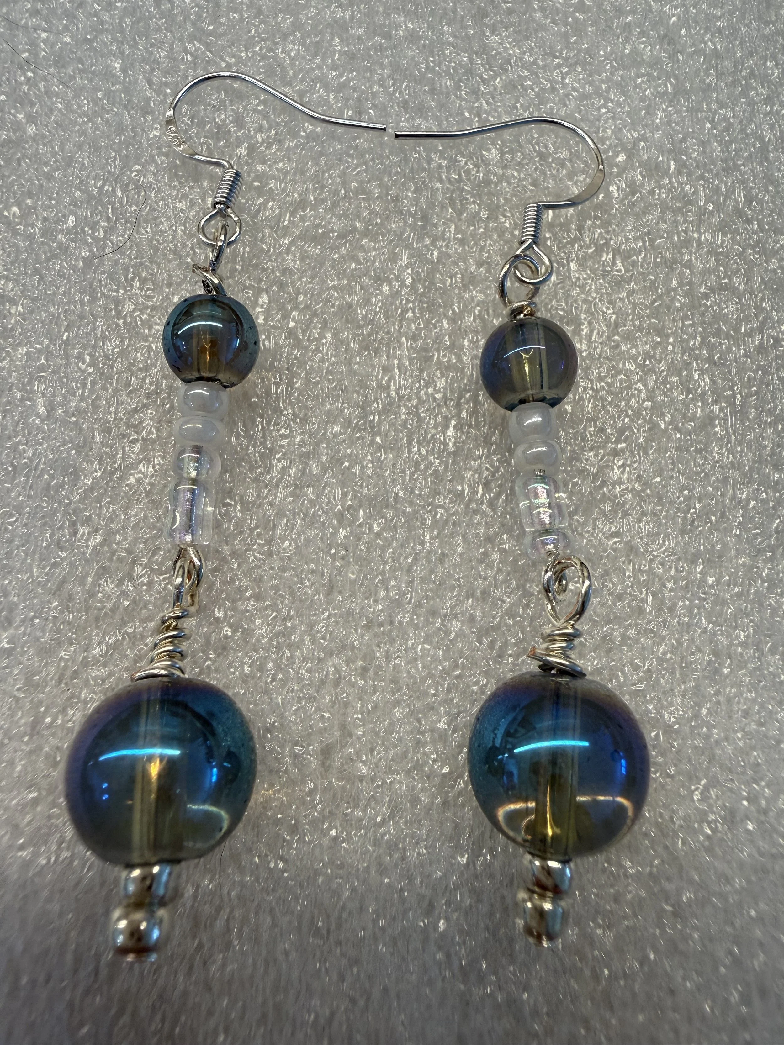Aurora Borealis Elegance Dangle Earrings