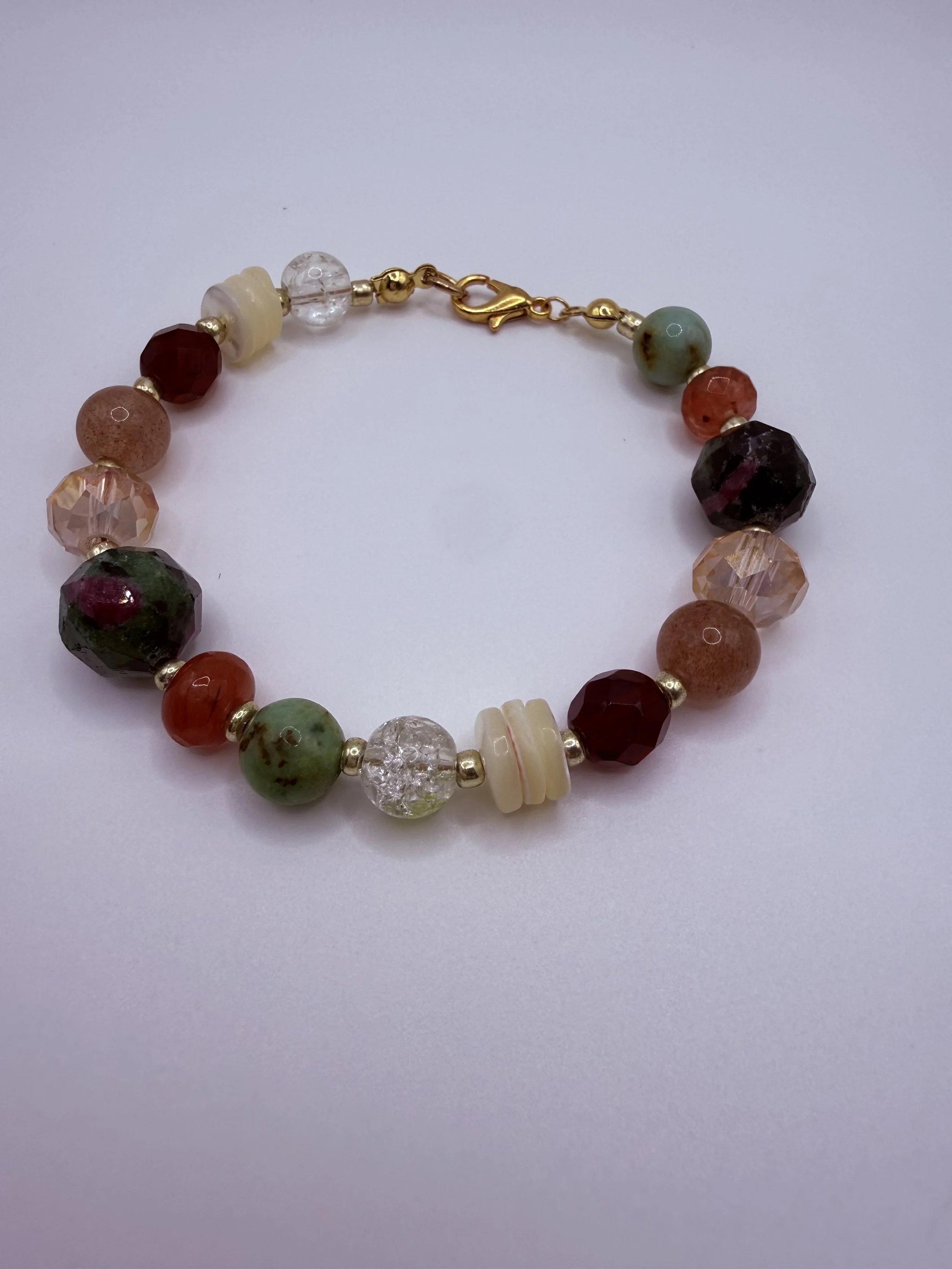 Zoisite & Cherry Quartz Harmony Bracelet