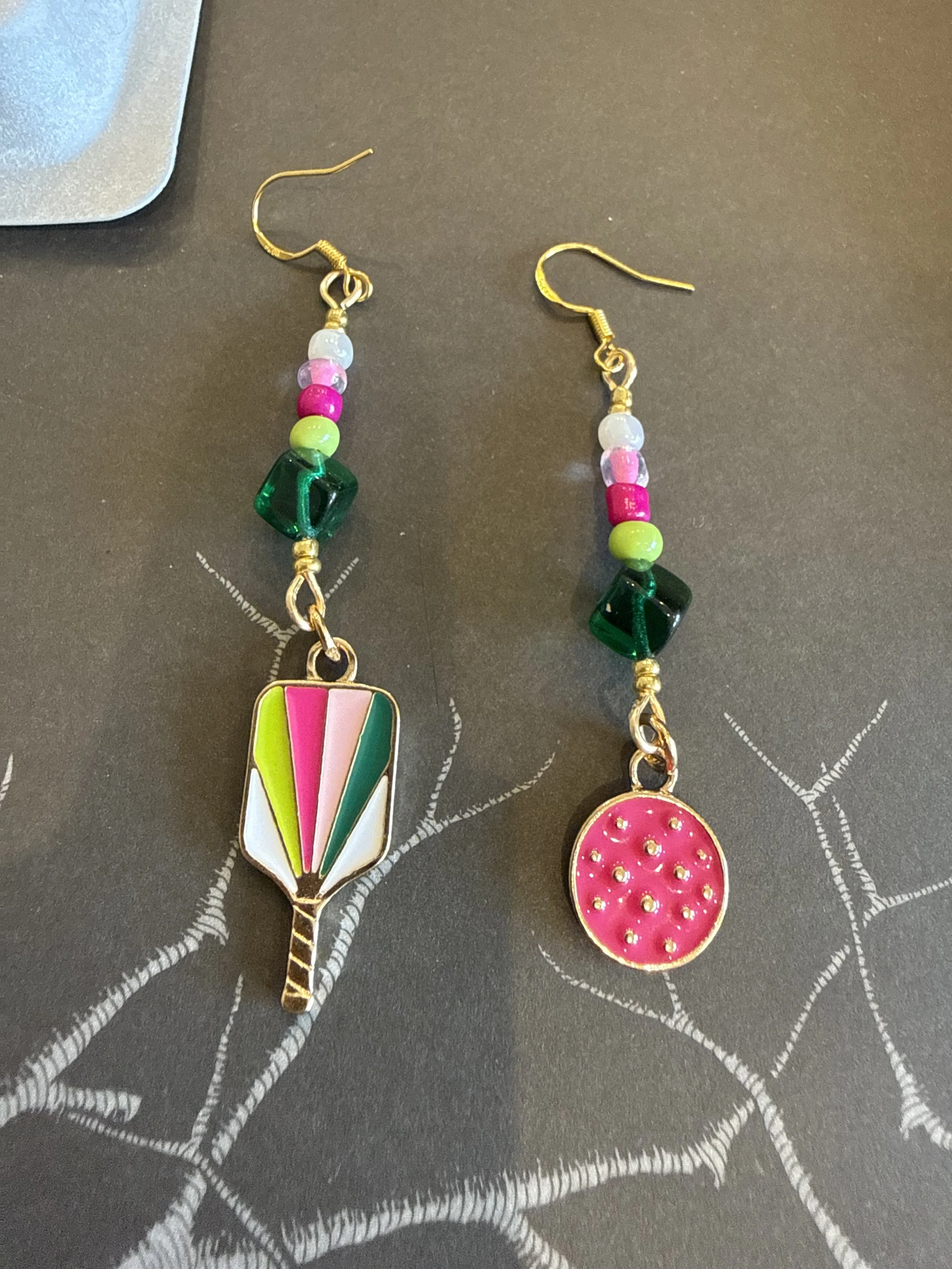 Pickleball Summer Earrings