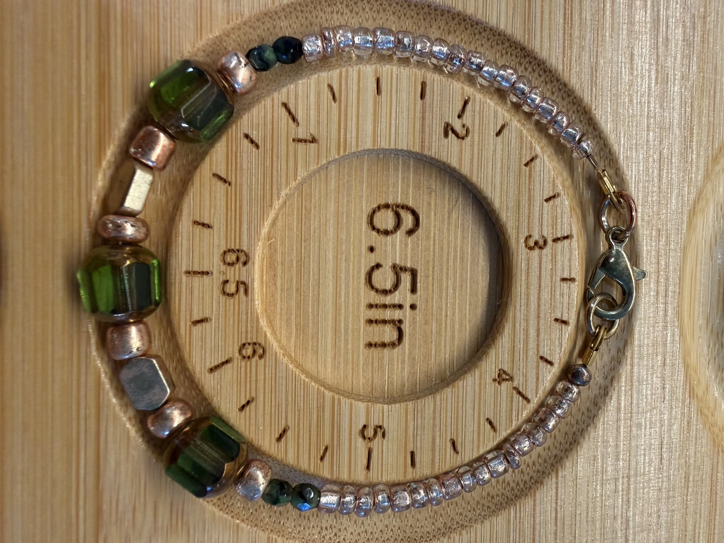 Emerald Cathedral and Copper Bracelet