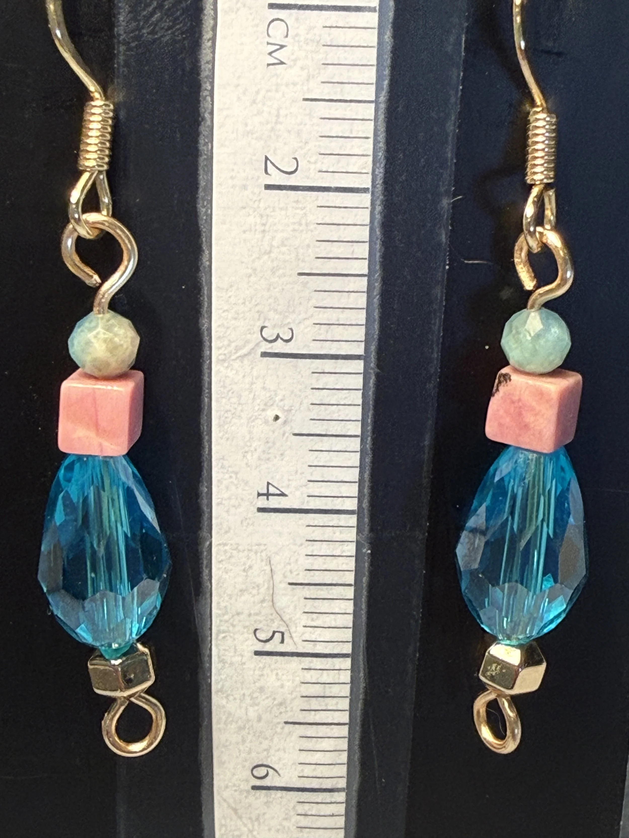 Vibrant Elegance: Handcrafted Czech Glass Earrings
