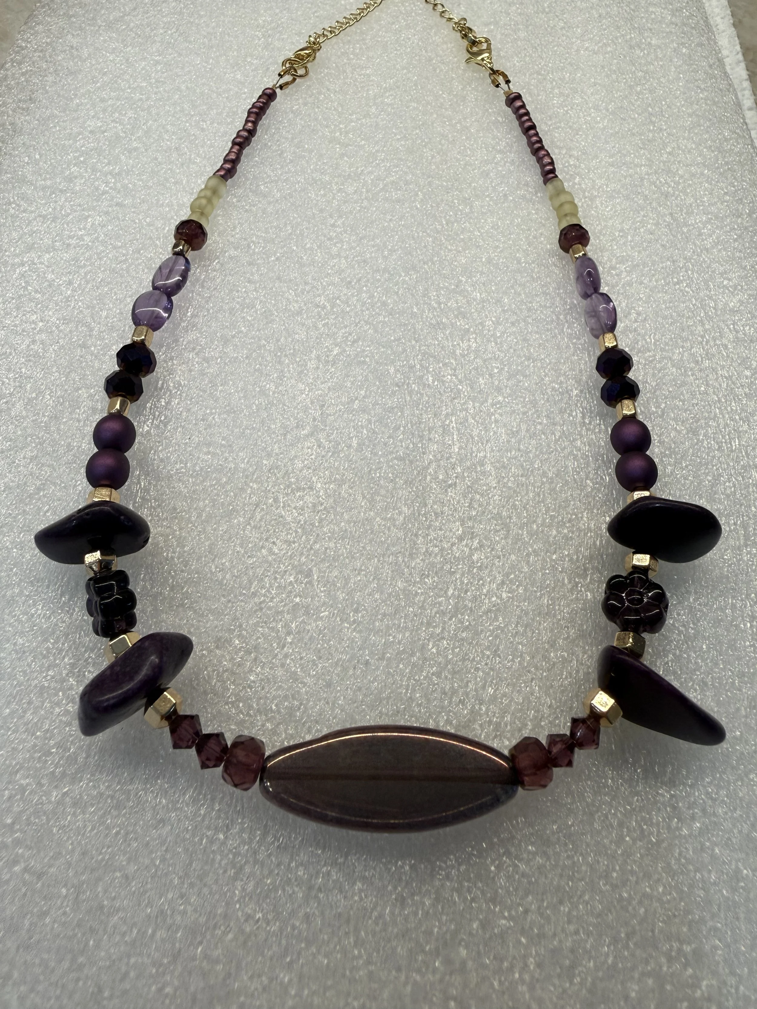 Purple Potpourri Necklace