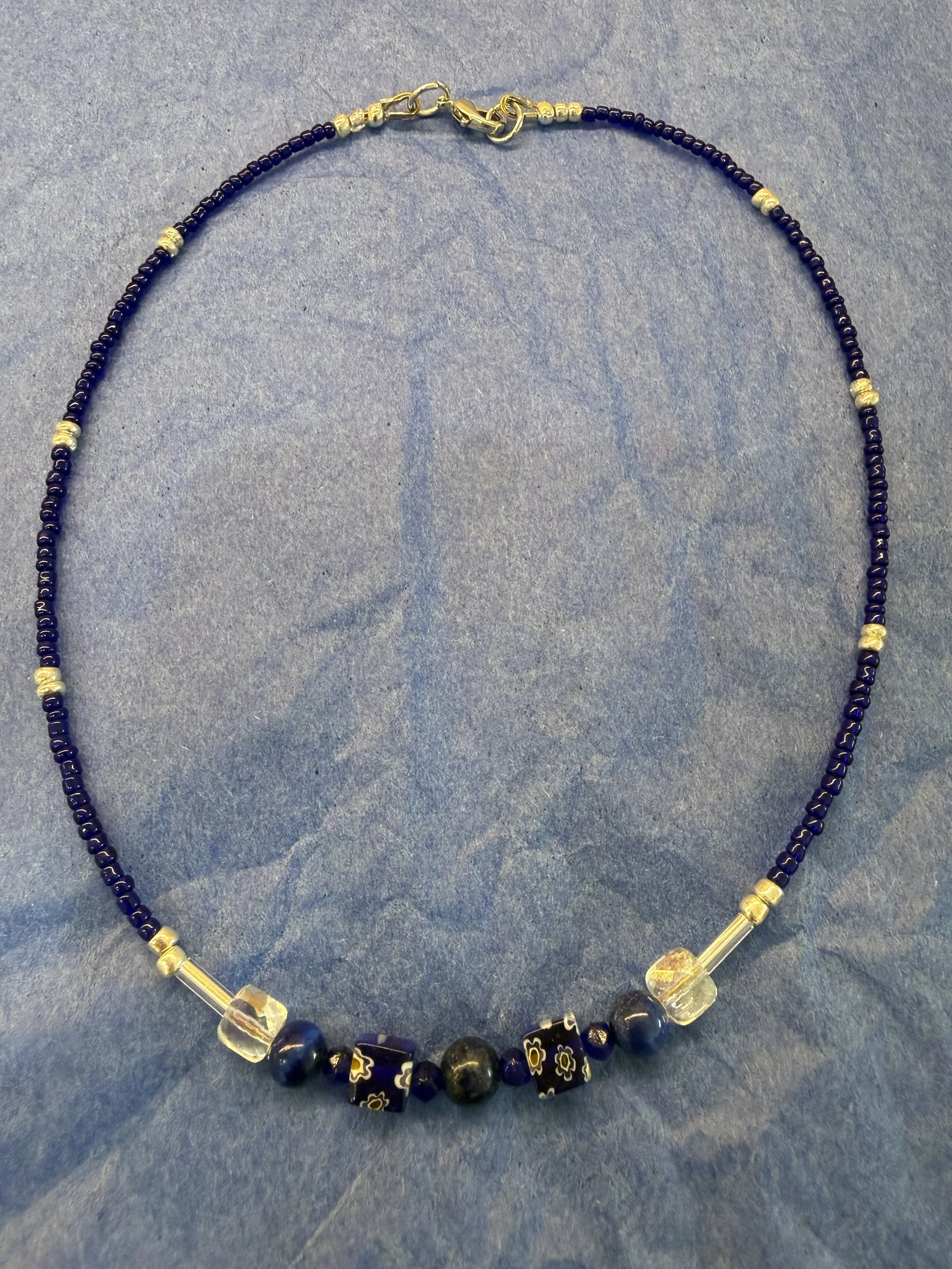 Striking Murano Cube Necklace