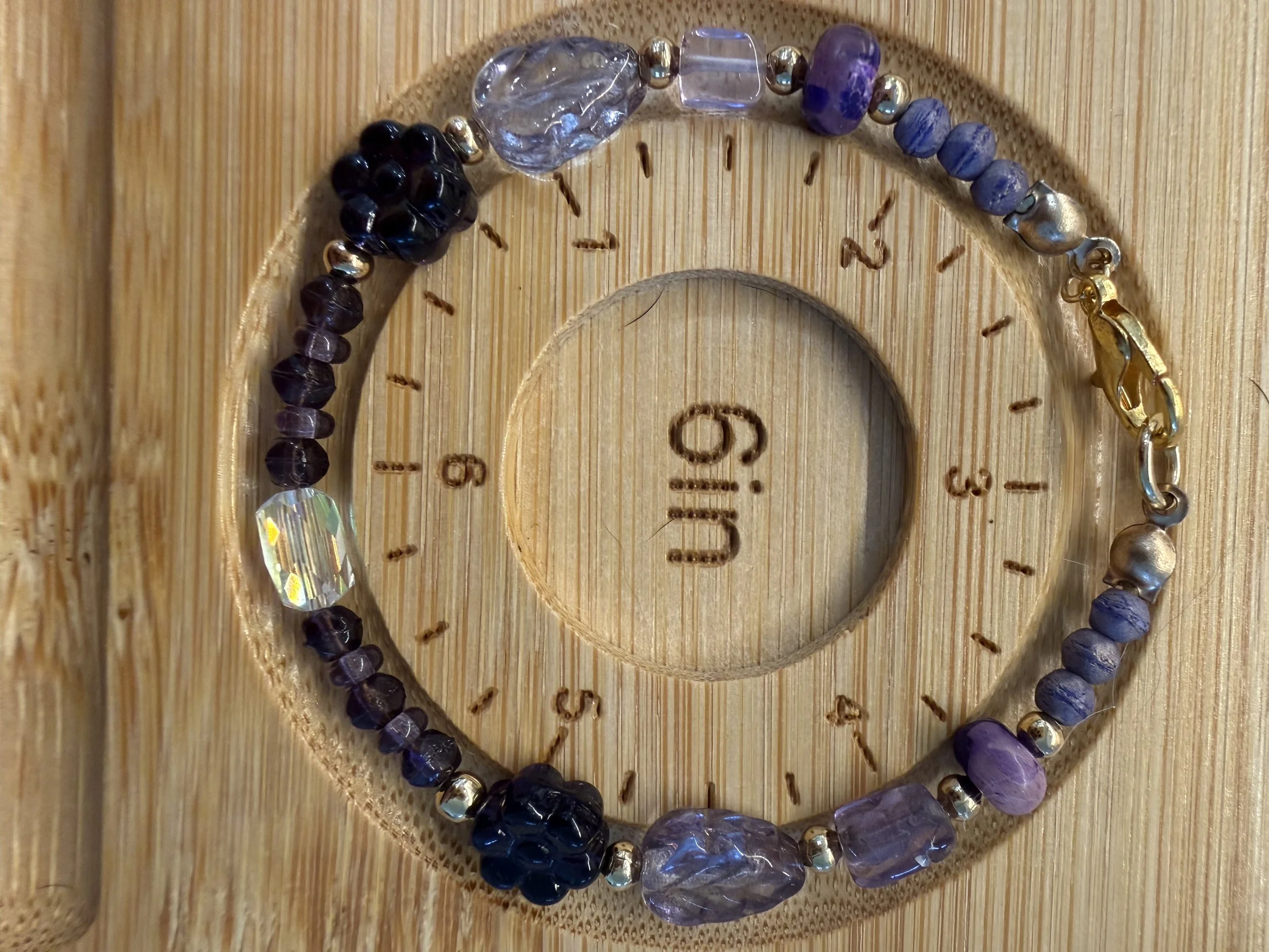 Purple Potpourri Elegant Bracelet