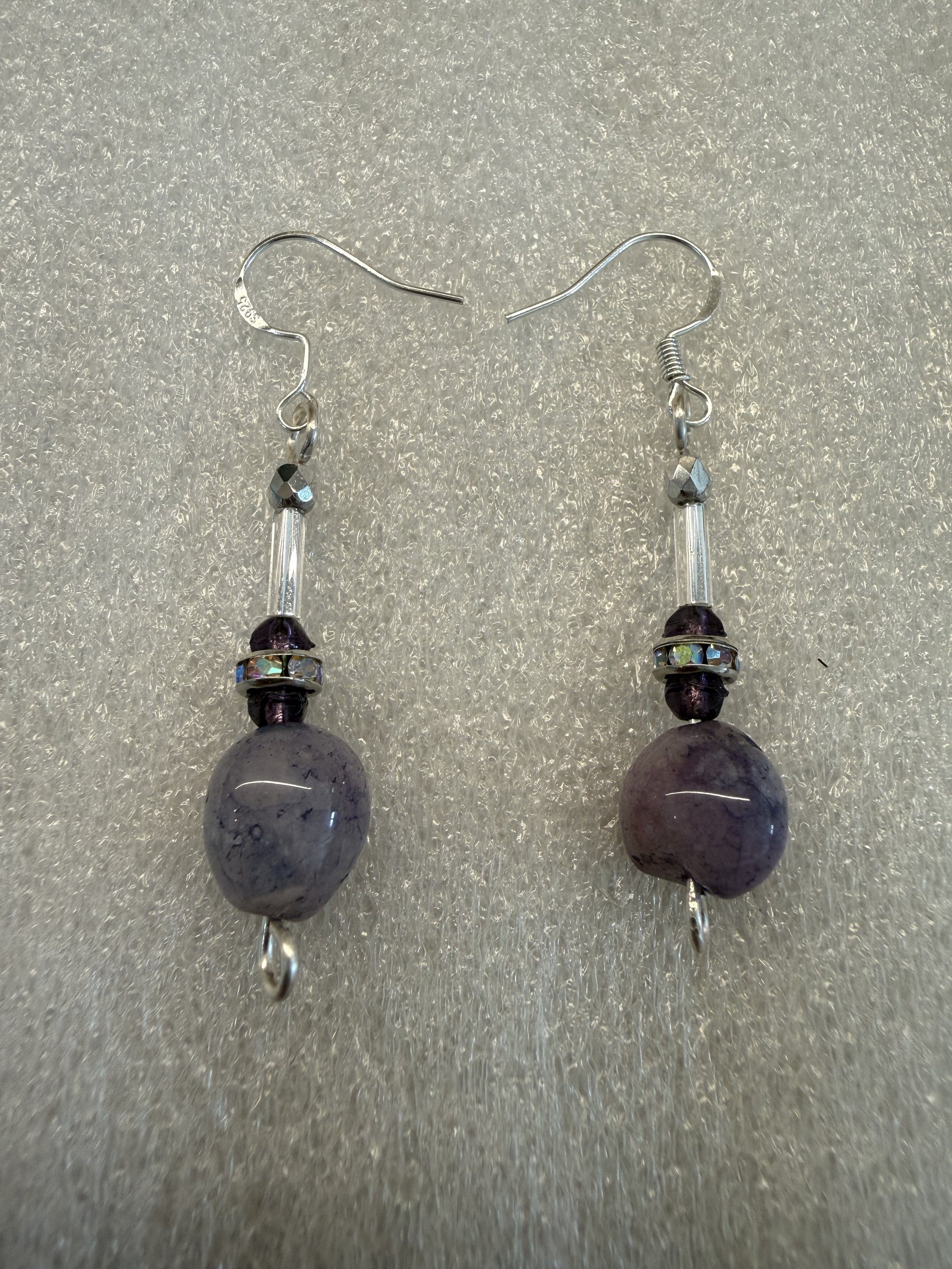 Tanzanite Crystal Elegance Earrings
