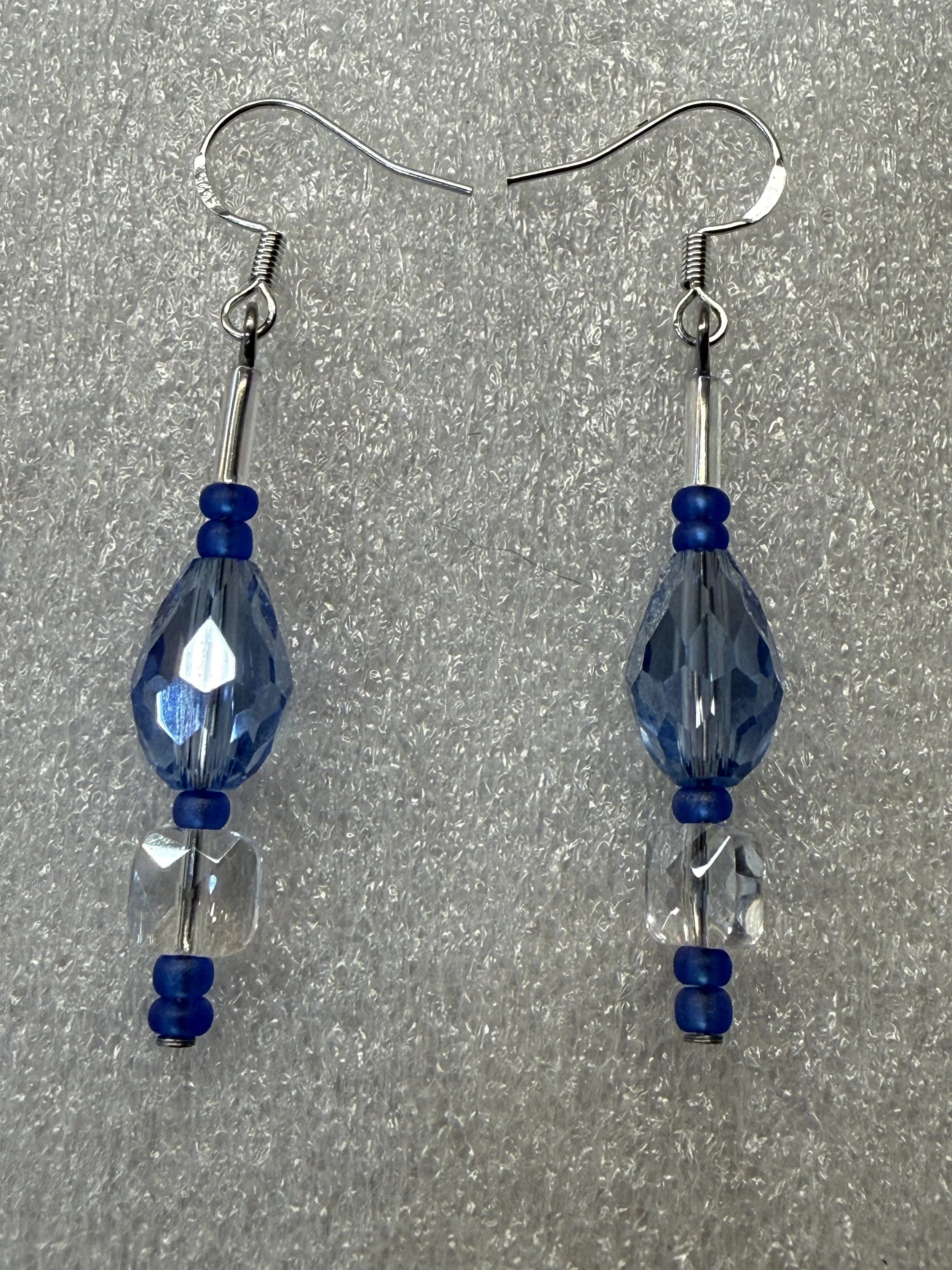 Teal Elegance Teardrop Earrings