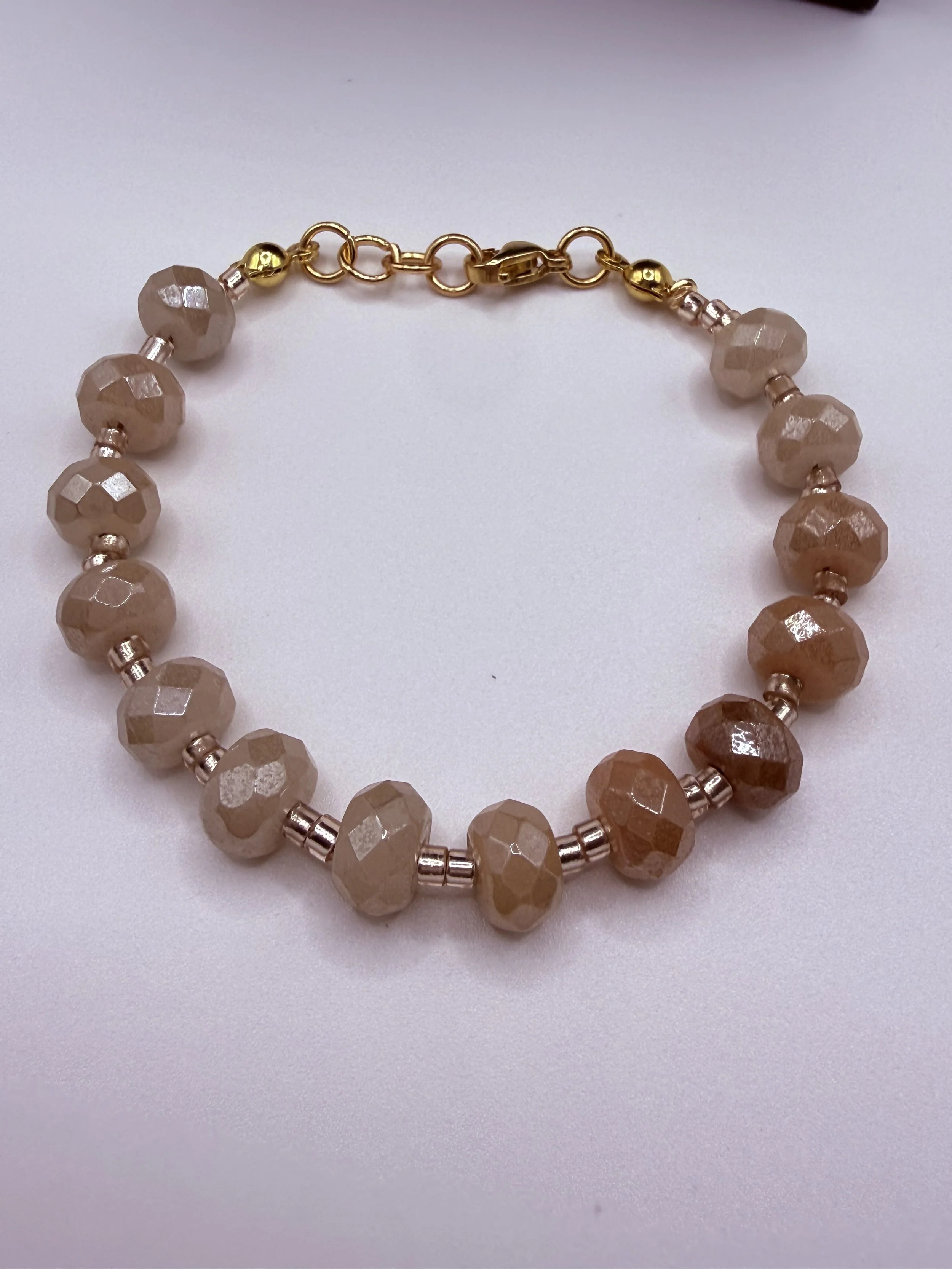 Champagne Sunstone Elegance Bracelet