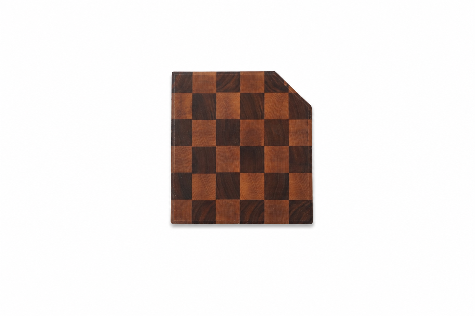 End-Grain Maple & Walnut Checkerboard Board