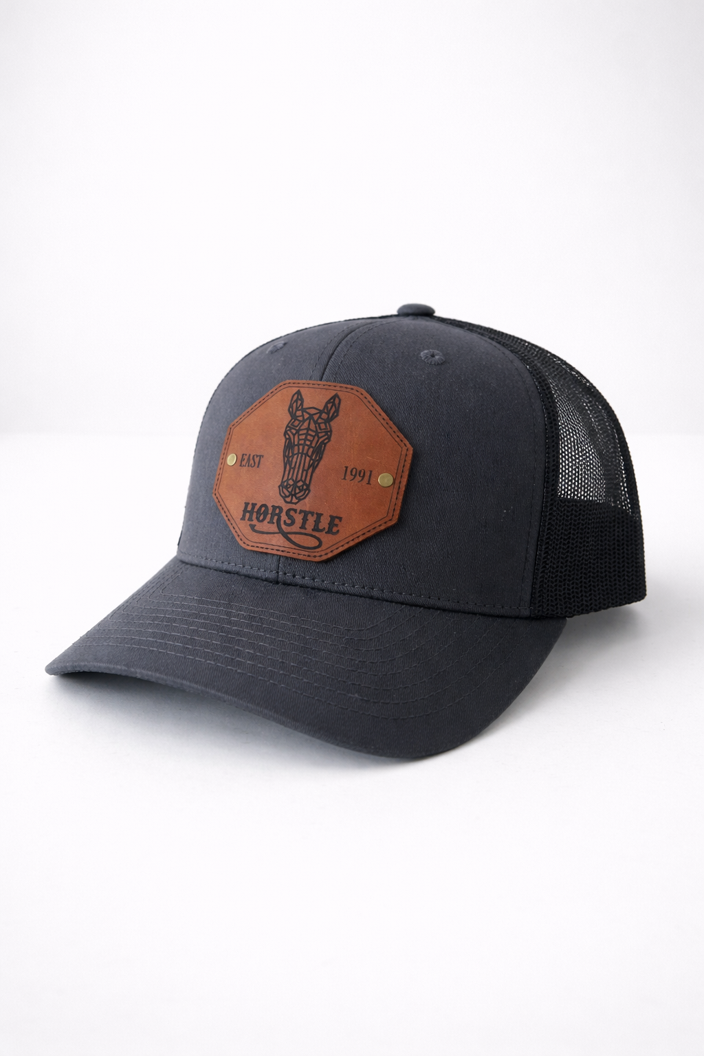 Trucker Hat - Charcoal & Noir