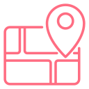 Map icon with location pin