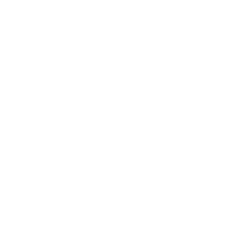 Pinterest logo in black and white.