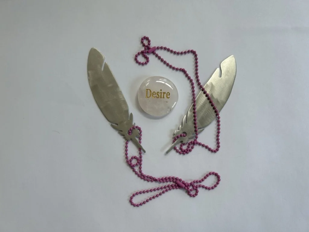 Feather necklace