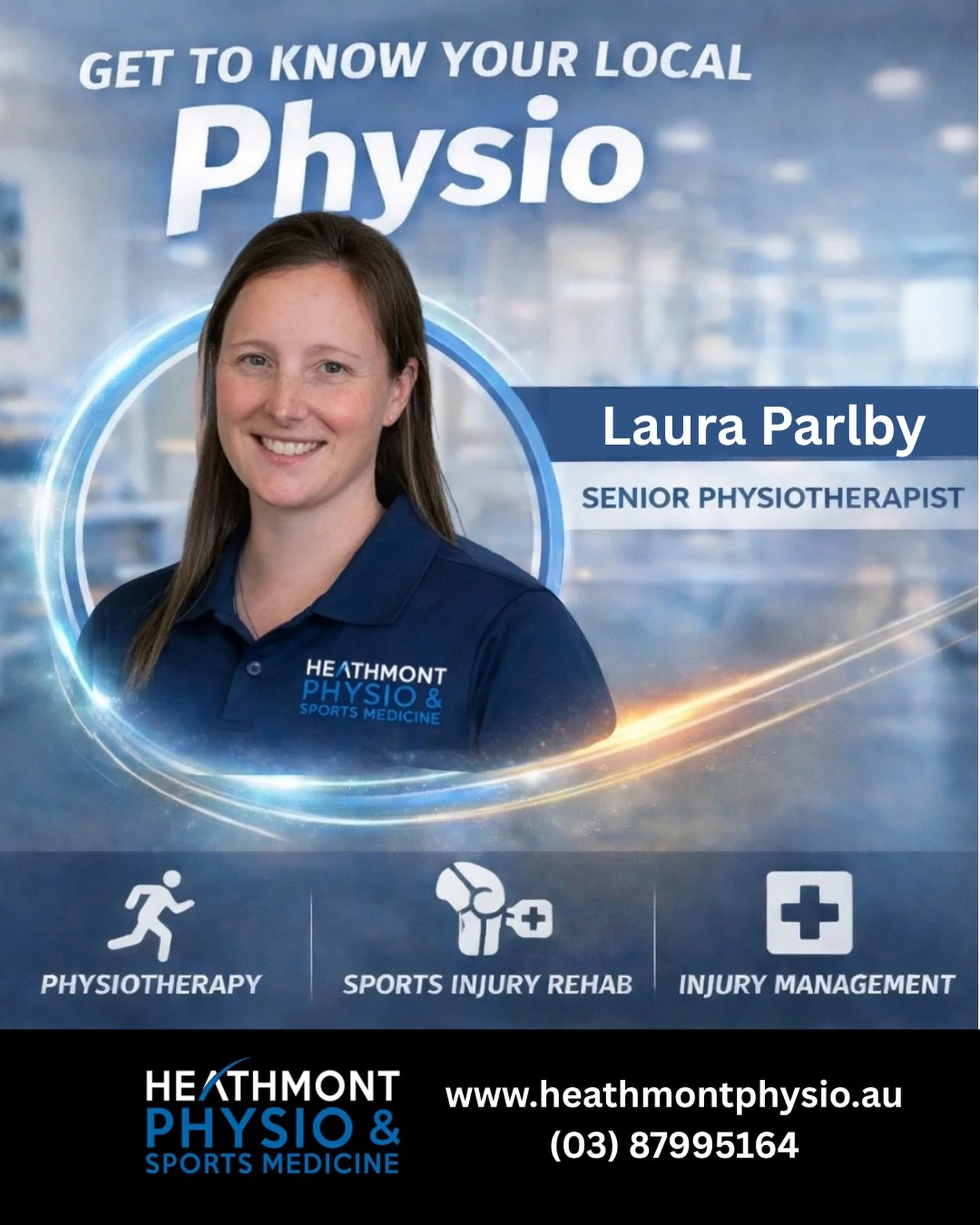 ✨ Get to know Laura ✨

Well known around the Croydon area, Laura brings a wealth of experience and a genuine passion for helping people move and feel better. We&rsquo;re excited to welcome her to Heathmont Physio &amp; Sports Medicine, where she&rsqu