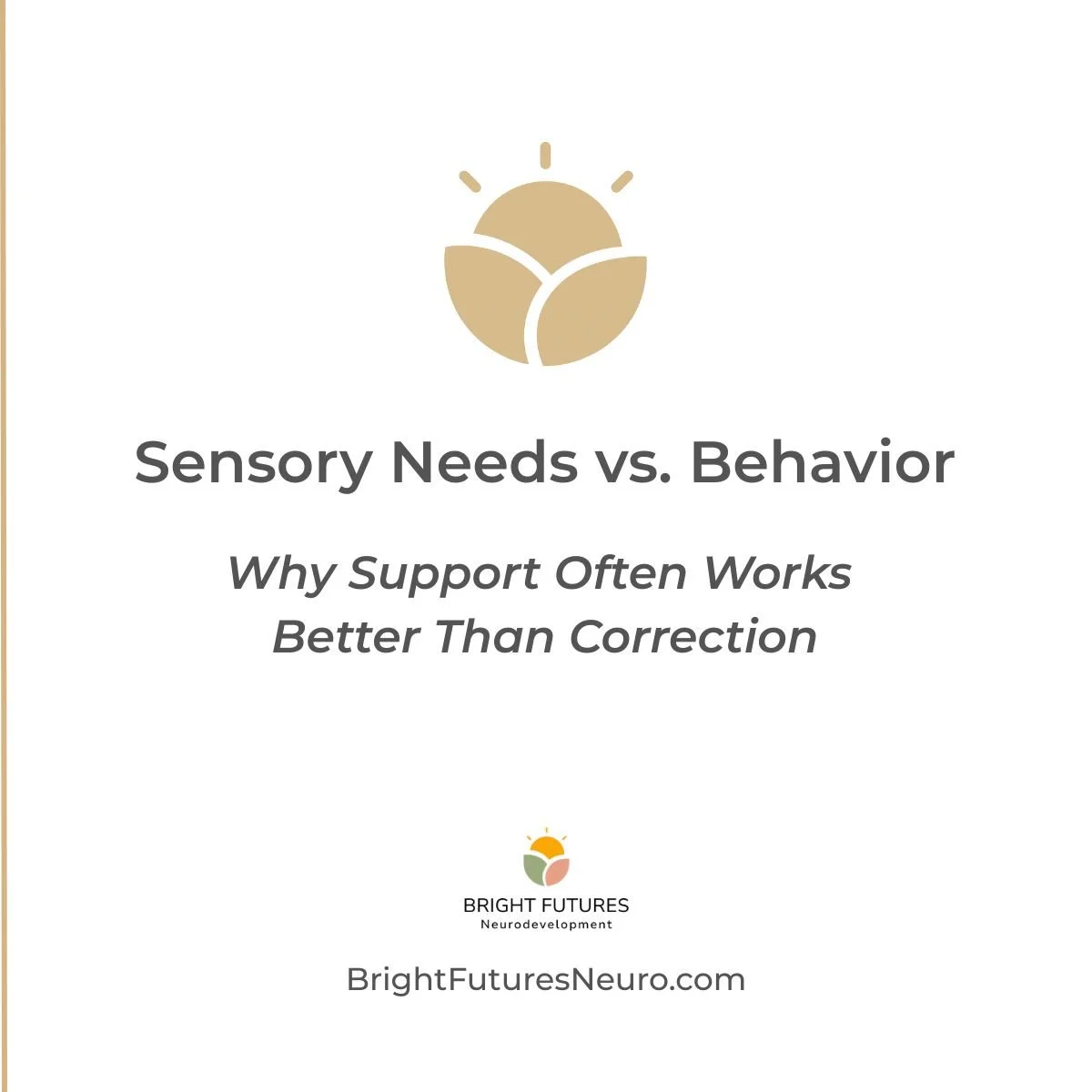 Big reactions aren&rsquo;t always about behavior.
Sometimes they&rsquo;re about a nervous system that&rsquo;s overwhelmed.

If everyday tasks feel like battles, you&rsquo;re not doing anything wrong.
Your child may be communicating a sensory need the