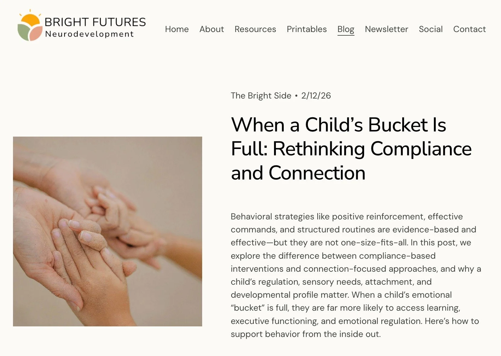 ✨ COMPLIANCE OR CONNECTION? ✨

Sticker charts.
Time-outs.
First&ndash;then statements.
Loss of privileges.

These strategies are evidence-based. They work. 👍

But here&rsquo;s the question:

🧠 Is your child regulated enough to access the skill you&