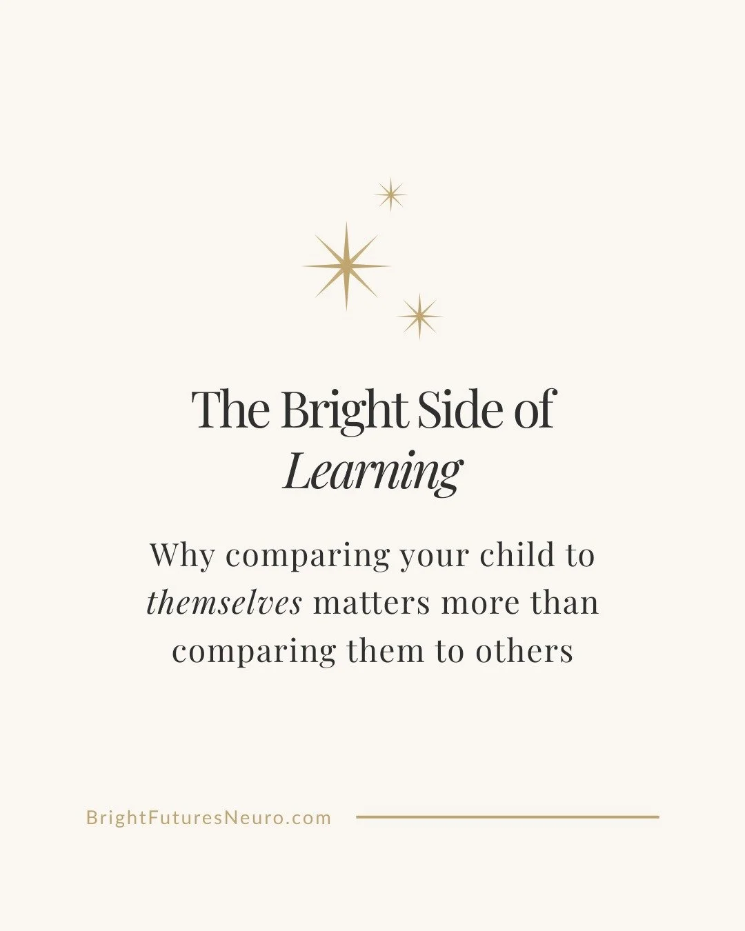It&rsquo;s easy to compare our kids to other children&mdash;especially when they start school. 🎒

But children don&rsquo;t all learn at the same pace, and they don&rsquo;t develop skills in the same order. 🌱

One of the most helpful mindset shifts 