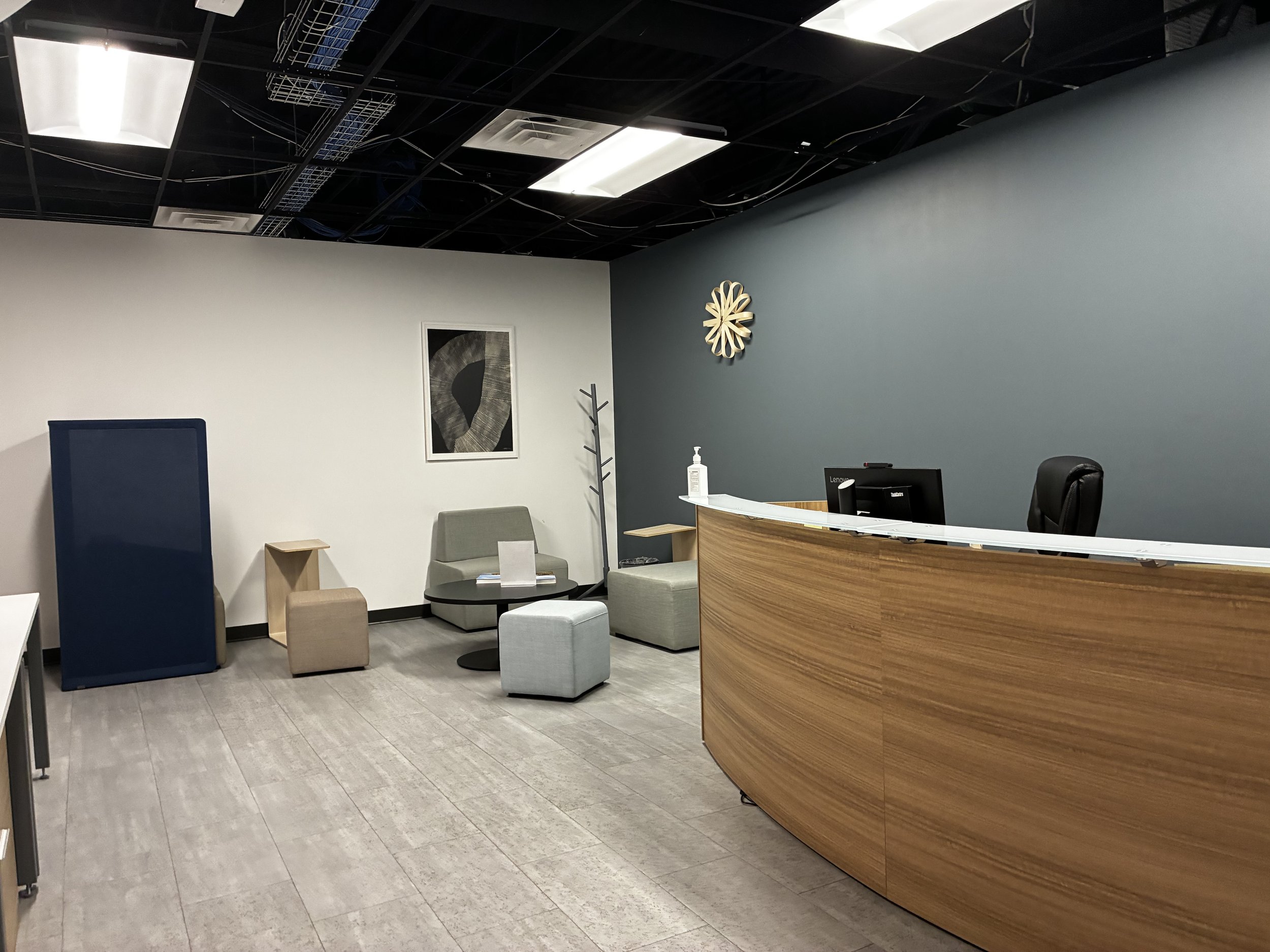 Featuring warm décor, comfortable seating, and a calming atmosphere, this inviting waiting area promotes a sense of safety, ease, and support as individuals and couples begin their counseling and healing journey.