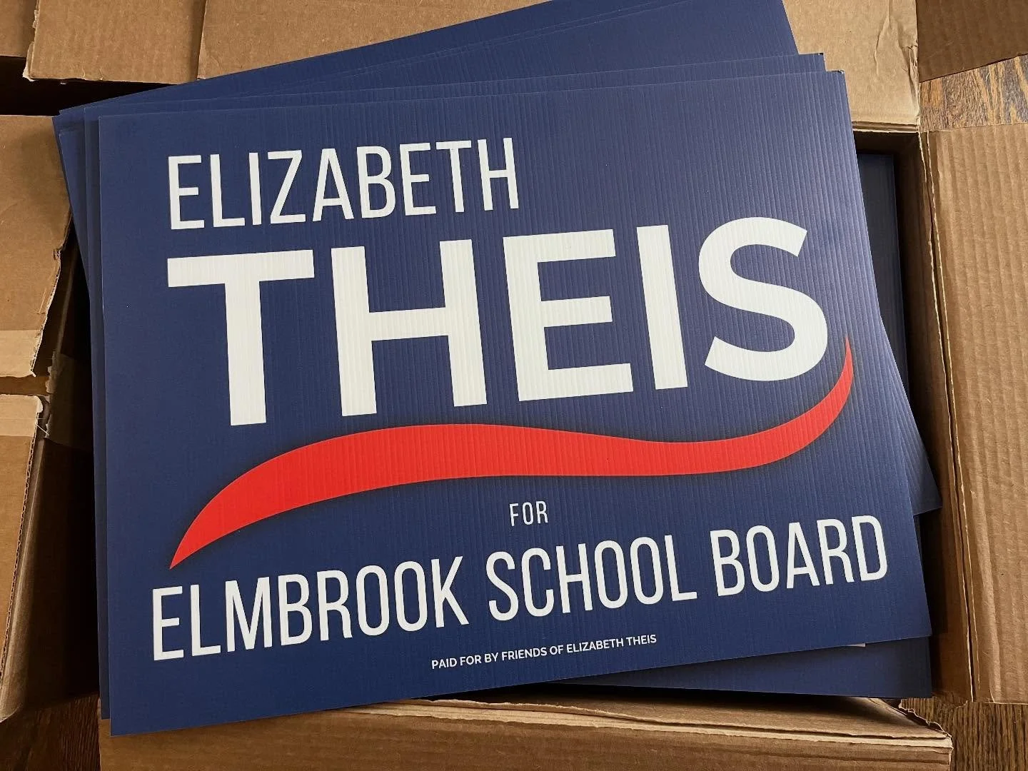 Yard signs are here! Complete this form and a sign will be delivered and installed in your yard: https://forms.gle/ZpfkQxEkN7feJFN5A