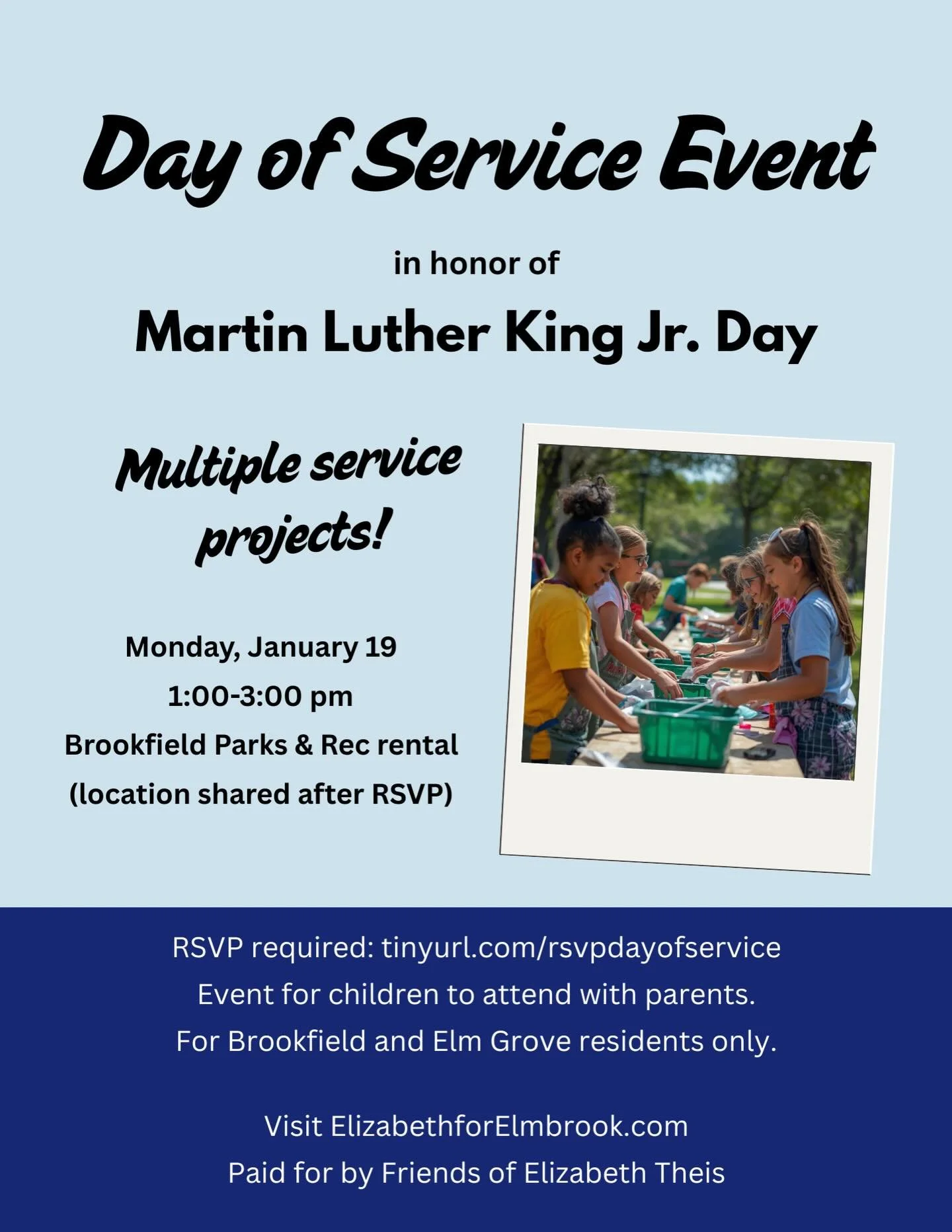 RSVP here: tinyurl.com/rsvpdayofservice