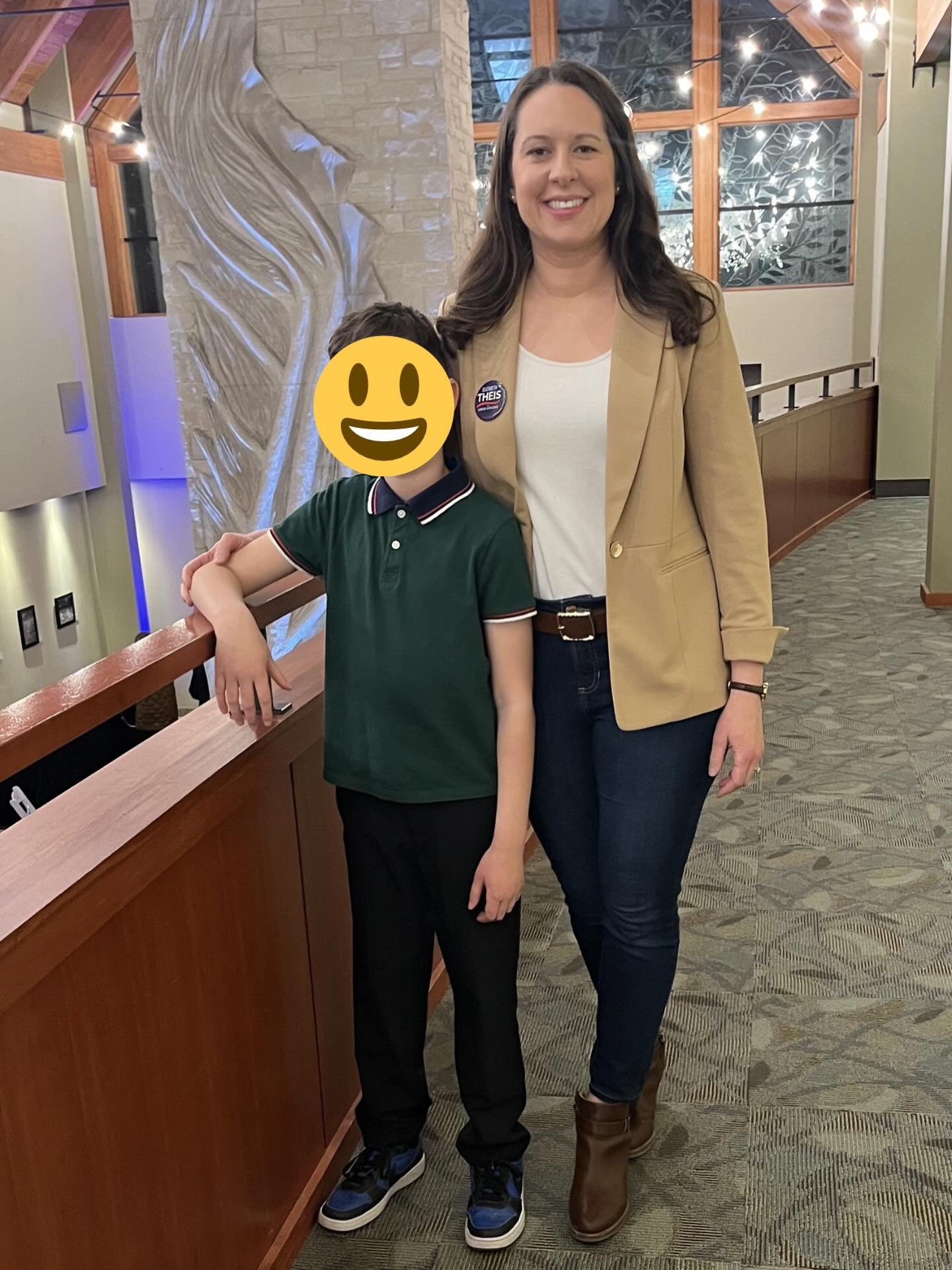 Took a break from the campaign tonight to see jazz at the Sharon Lynne Wilson Center with my son.