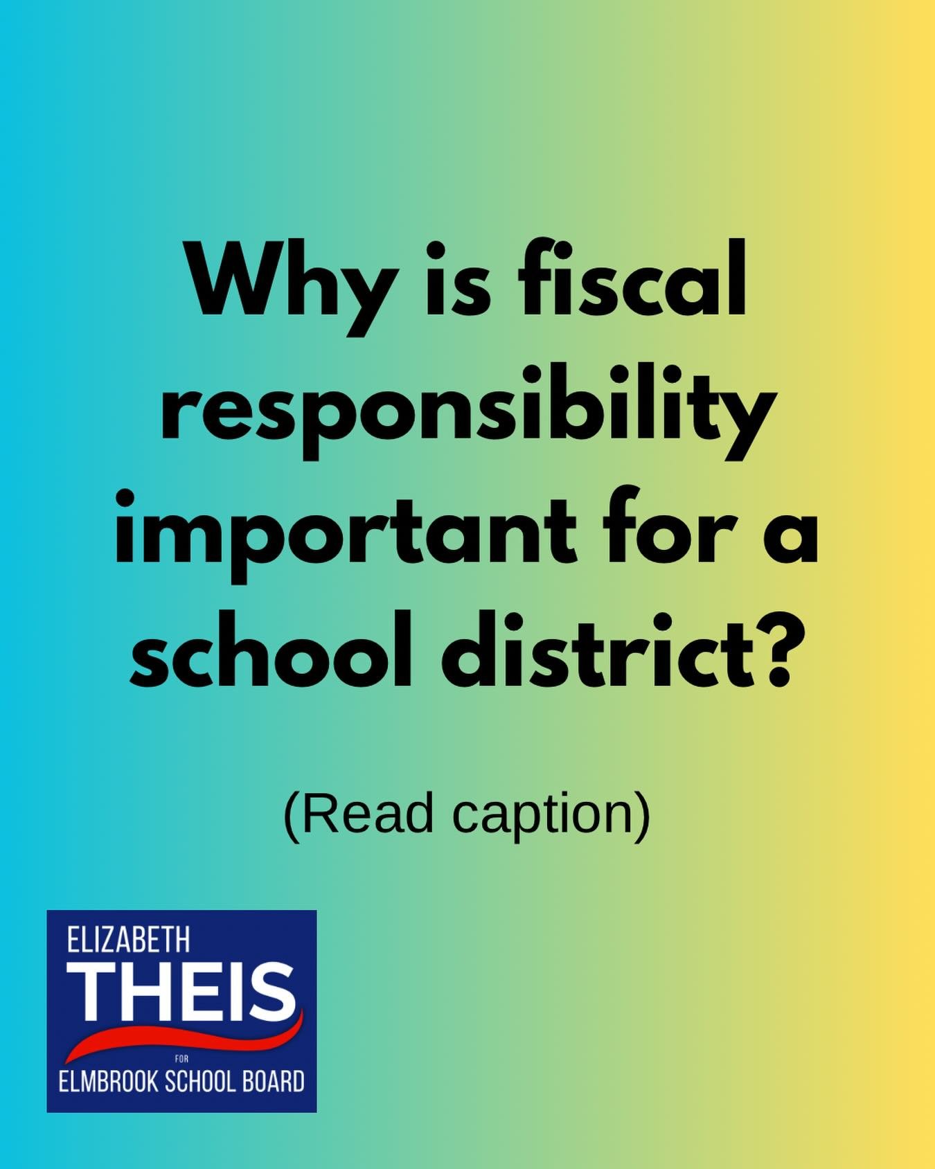 Before moving to Brookfield, I lived in a school district that had a budget deficit and a failed operational referendum. The school district cut AP classes, electives, and sports teams. Experienced teachers and administrators left. The community was 