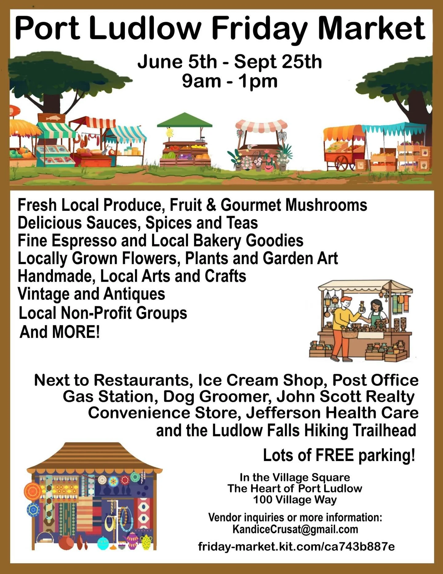Exciting news! Port Ludlow is getting a farmer&rsquo;s market, and we&rsquo;ll be there with the espresso stand!! Featuring rotating seasonal specials and collaboration drinks with other vendors, you&rsquo;ll wanna check it out! 🍹☕️ Every Friday sta