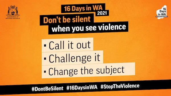 The first step is to break the silence...