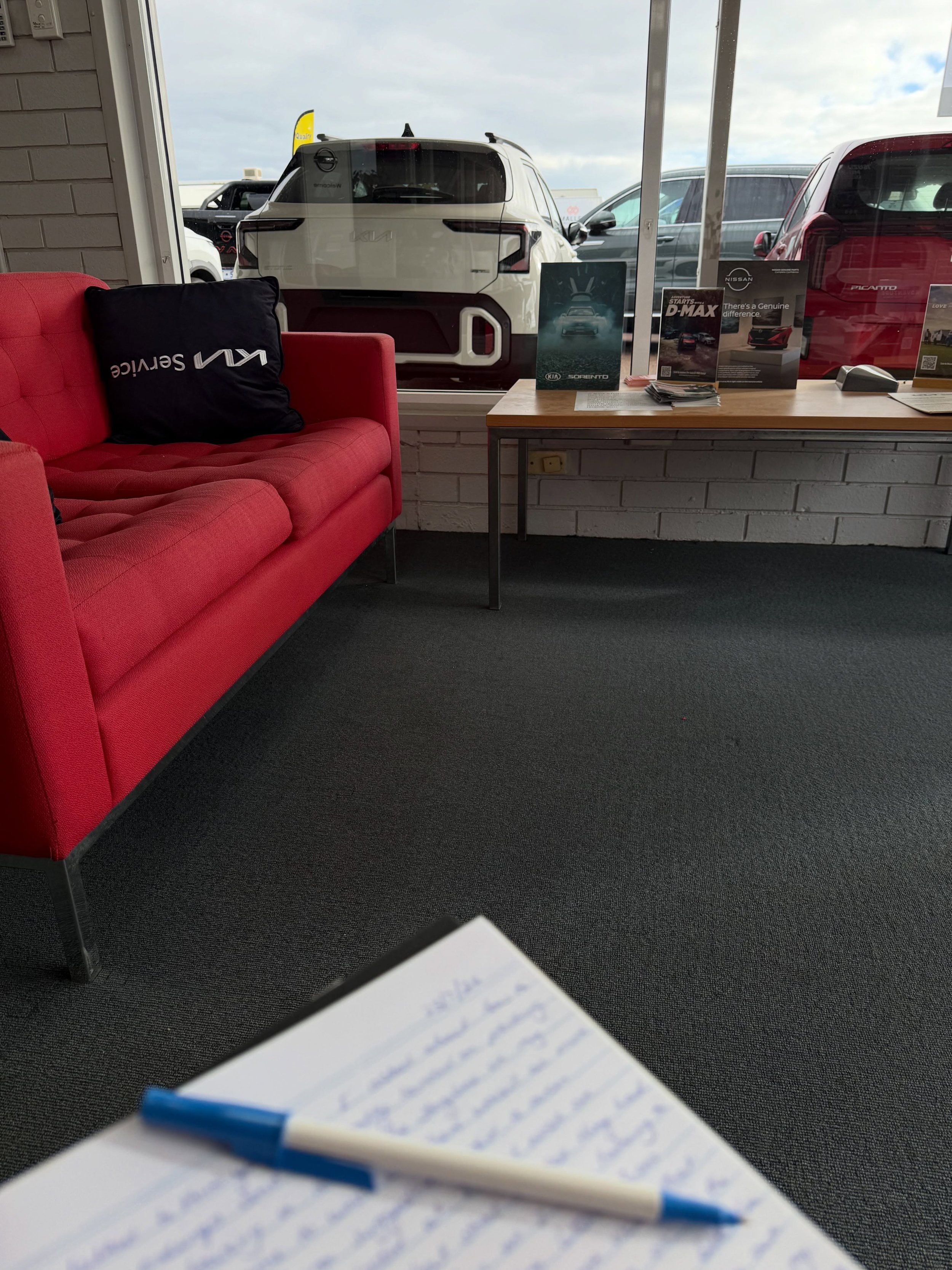 Just proving I make the most of any moment I get to write! #writerswrite #writerswriteanywhere #newcar #pickup