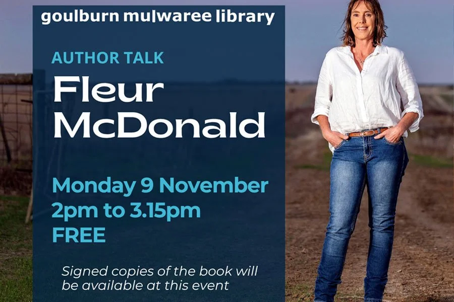 Author Talk | Fleur McDonald at Goulburn Library