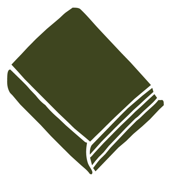 Illustration of a book - colour green