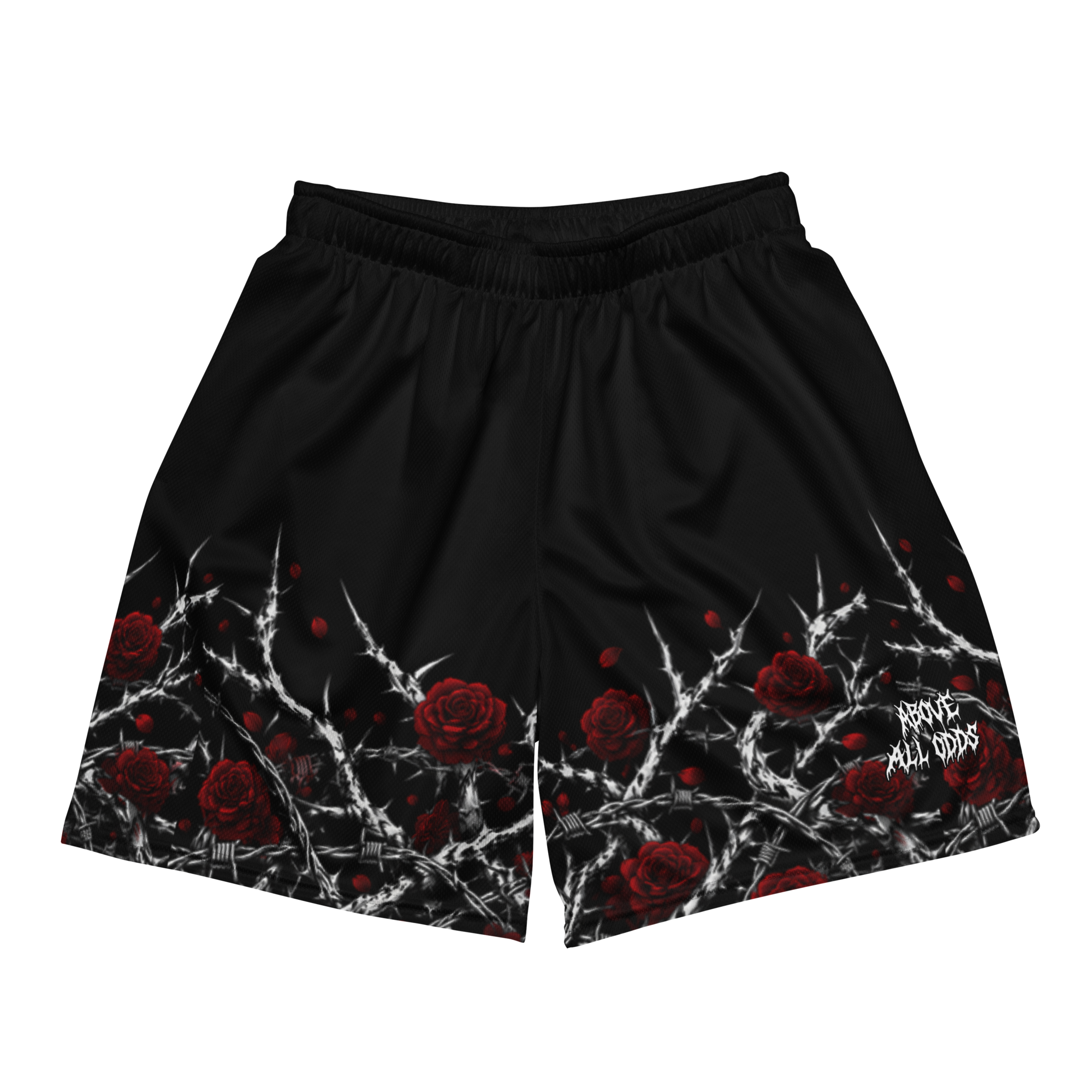 Thorned Roses | Unisex Mesh Shorts