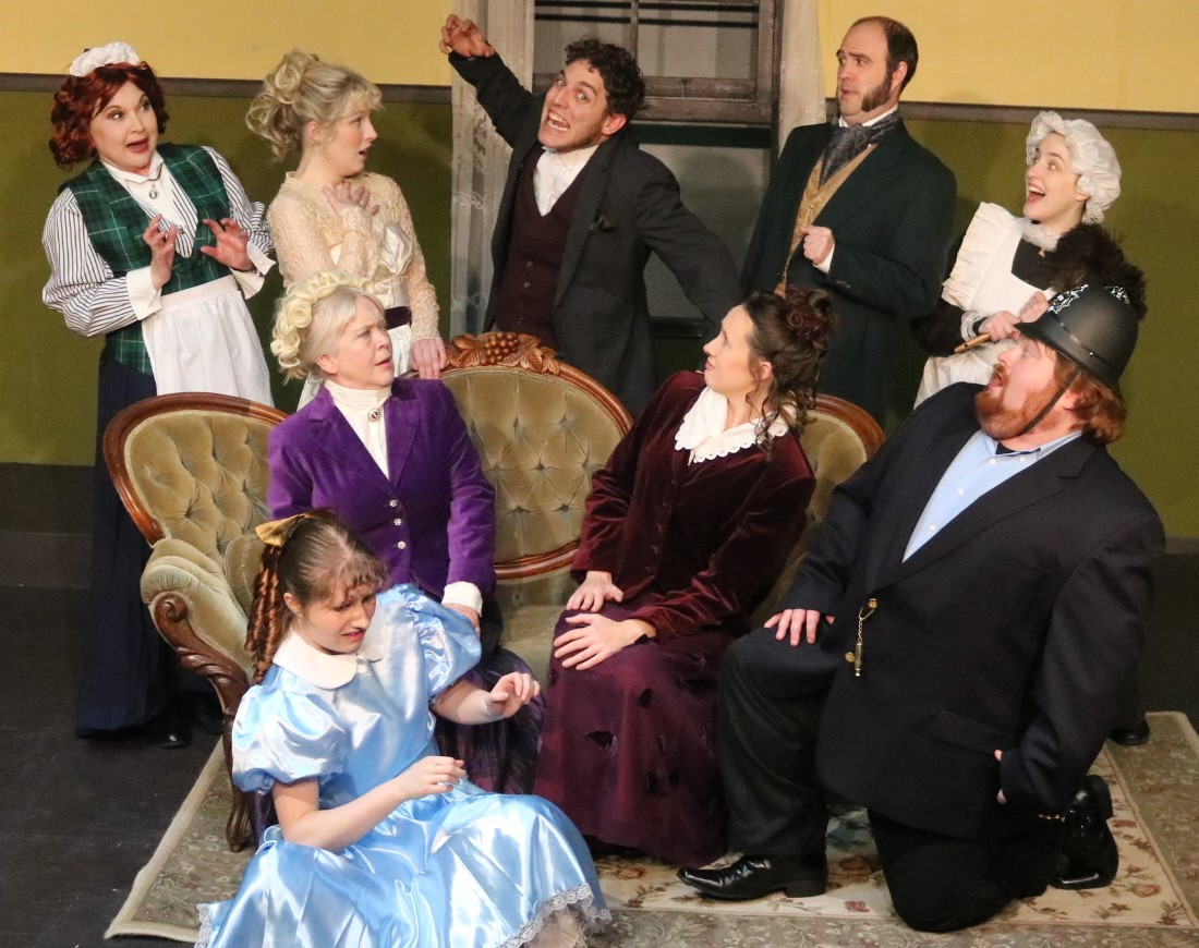 Kaira (back right) as Ivy in The Phoenix Theatre's "Chemical Imbalence"