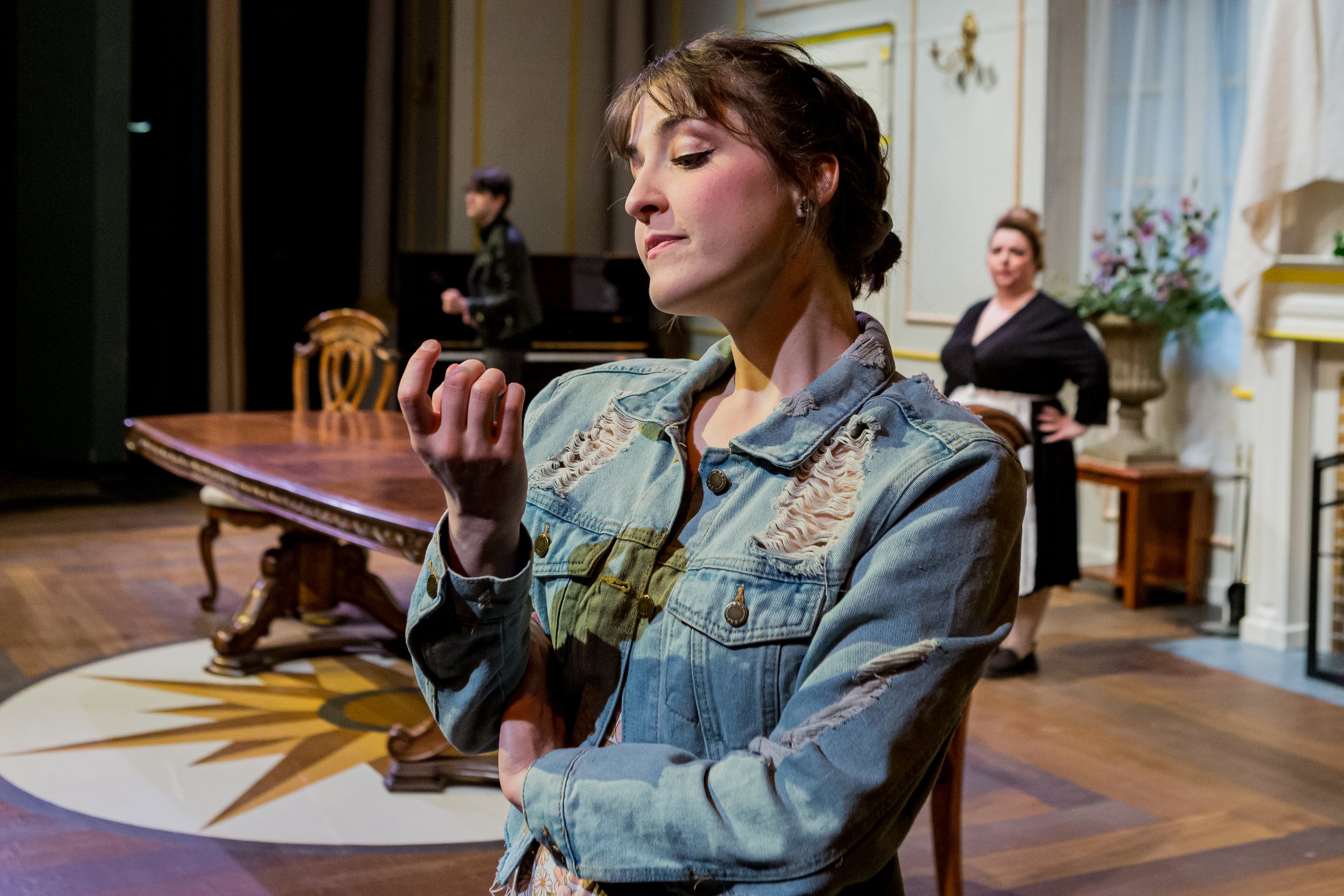 Kaira as Marianne at Centerstage Theatre's "Tartuffe"