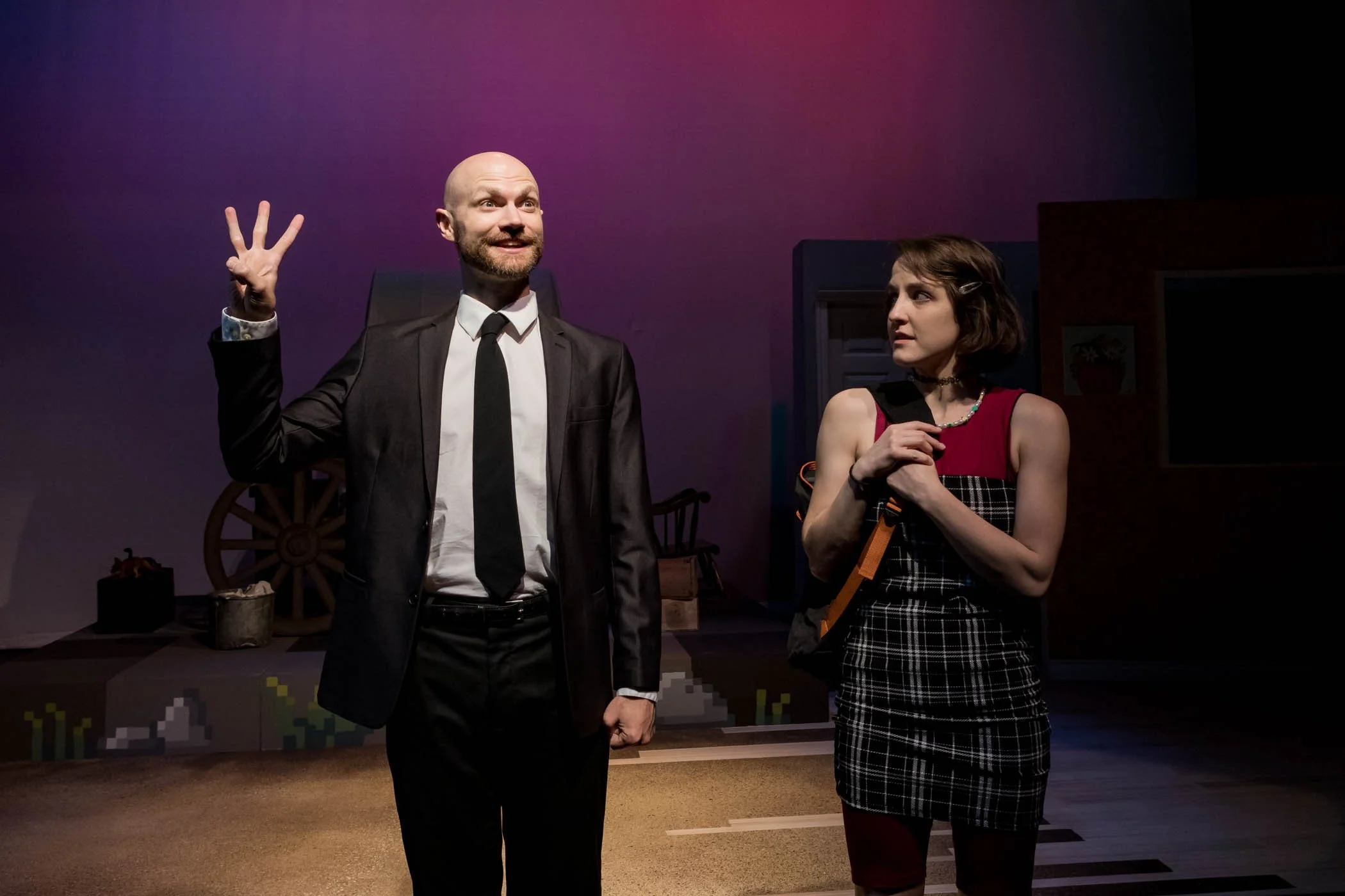 Kaira as Jane in Centerstage Theatre's "The Oregon Trail"