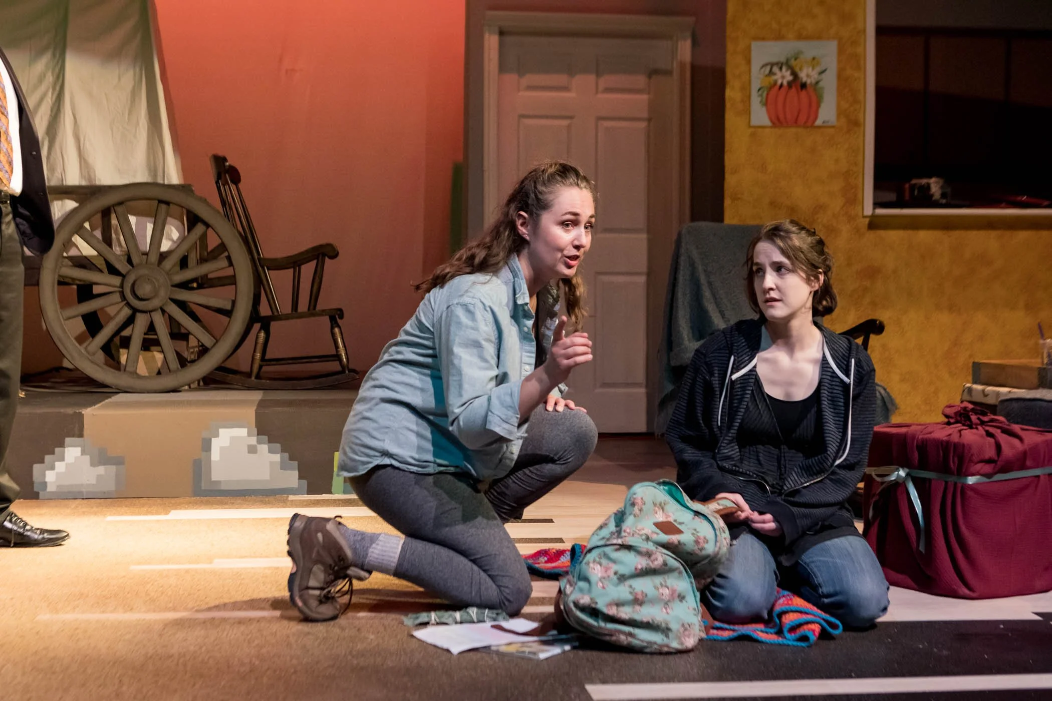 Kaira as Jane in Centerstage Theatre's "The Oregon Trail"